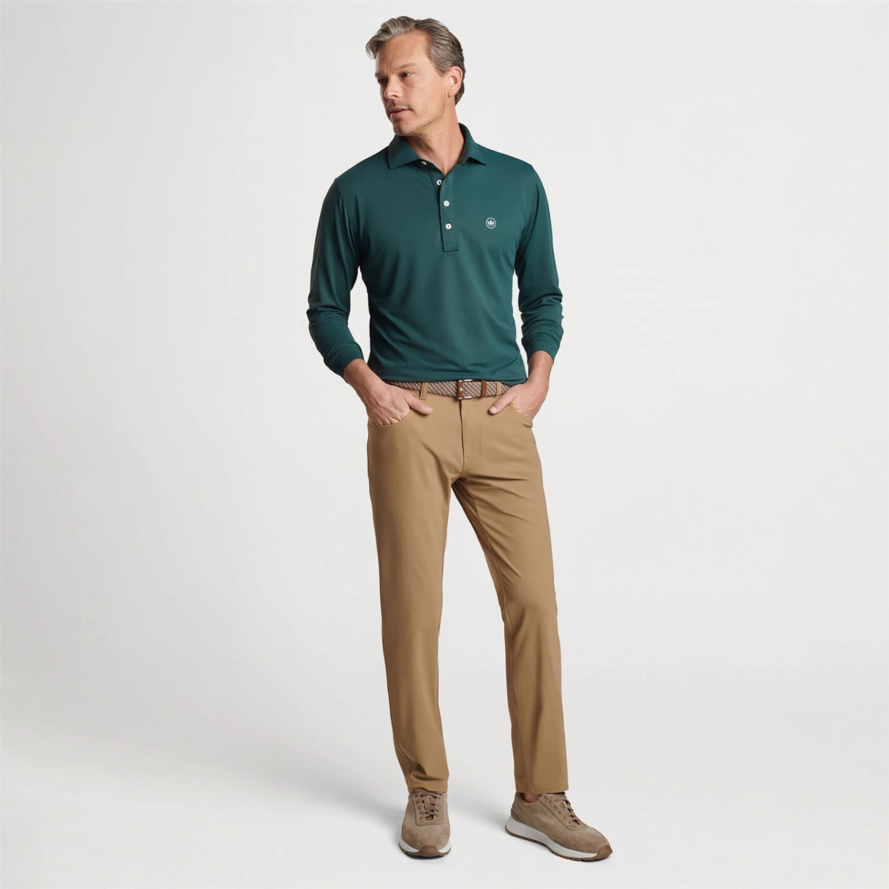 Soul LS Performance Polo Lacinato Peter Millar Menswear Collection