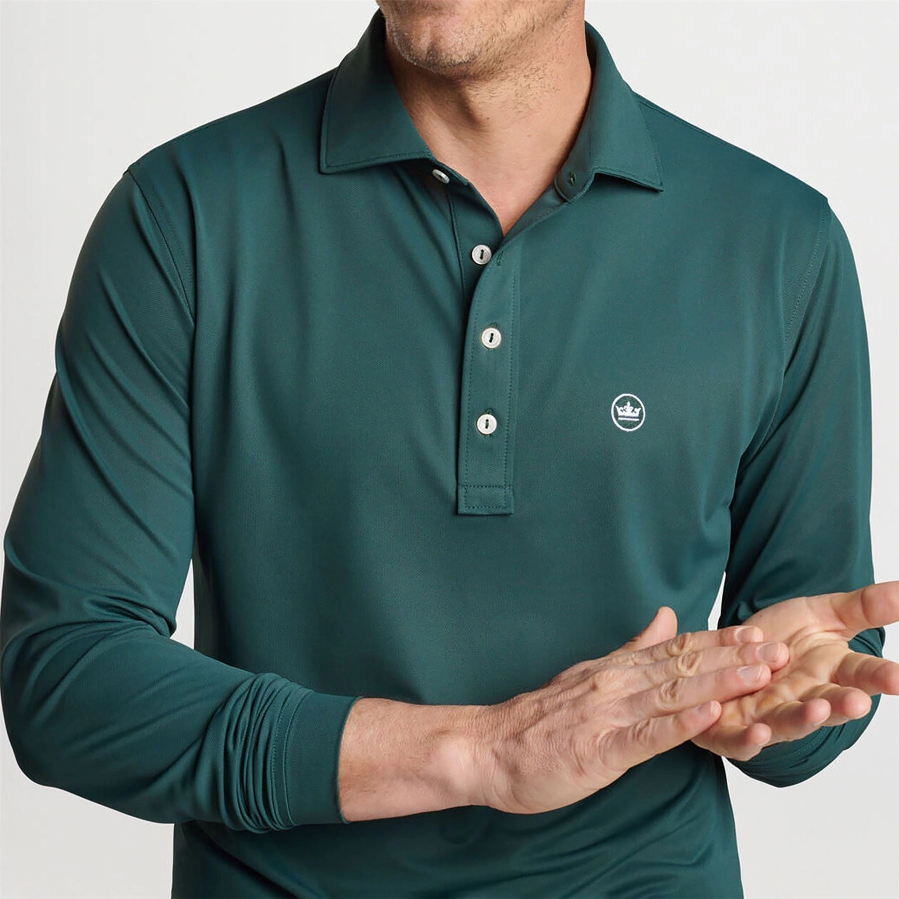 Soul LS Performance Polo Lacinato Peter Millar Menswear Collection