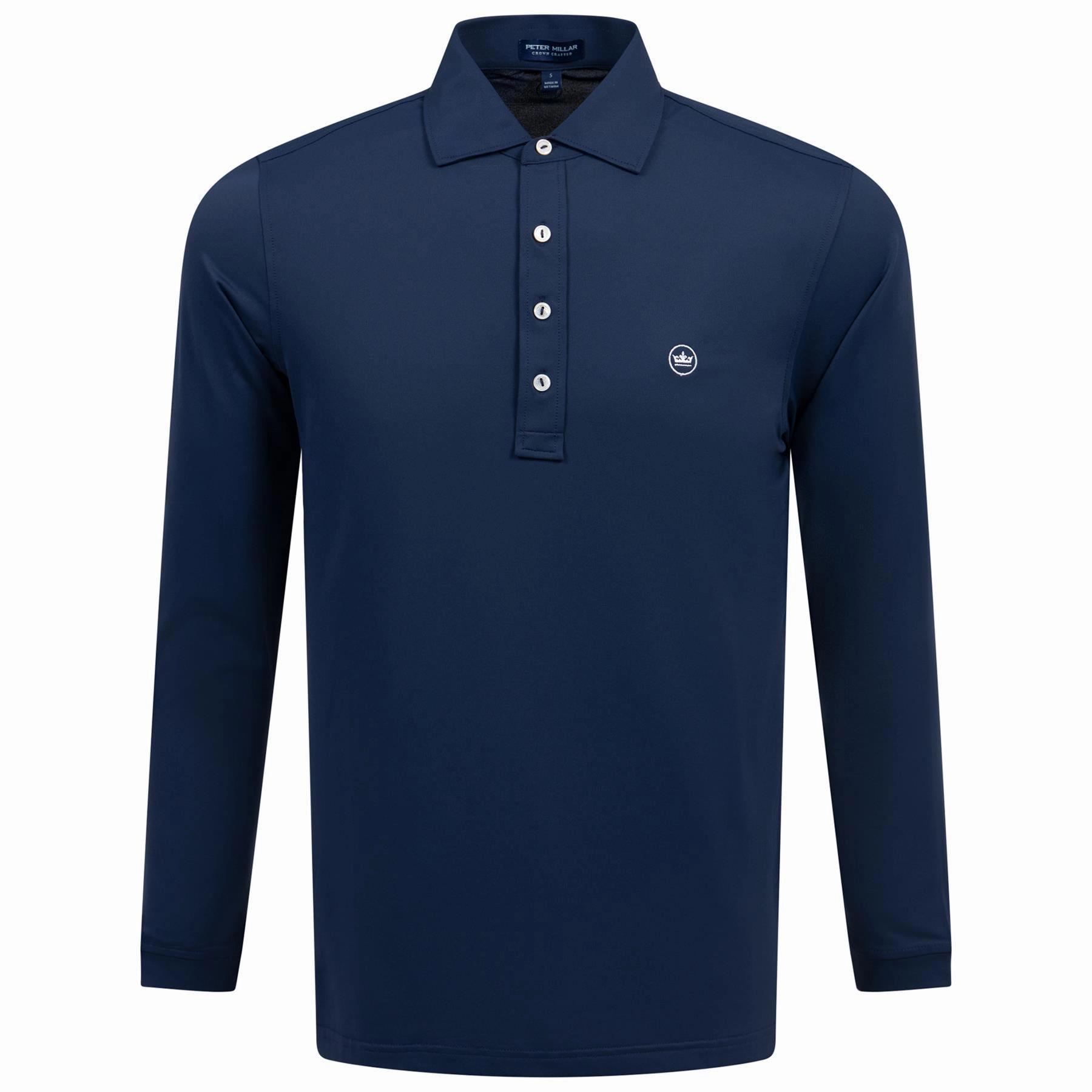 Soul LS Performance Polo Navy Peter Millar clothing for men