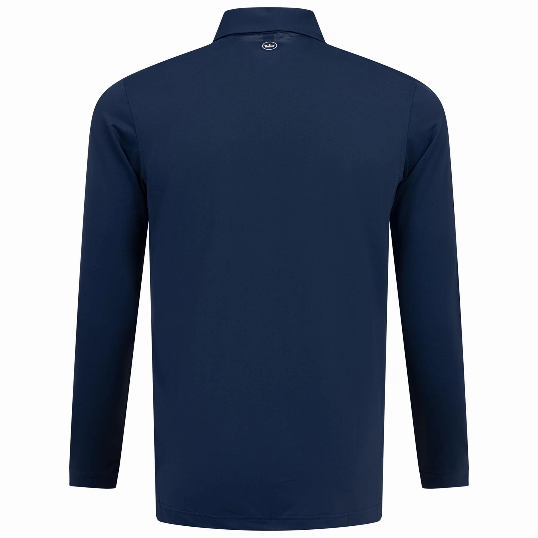 Soul LS Performance Polo Navy Peter Millar Menswear Collection