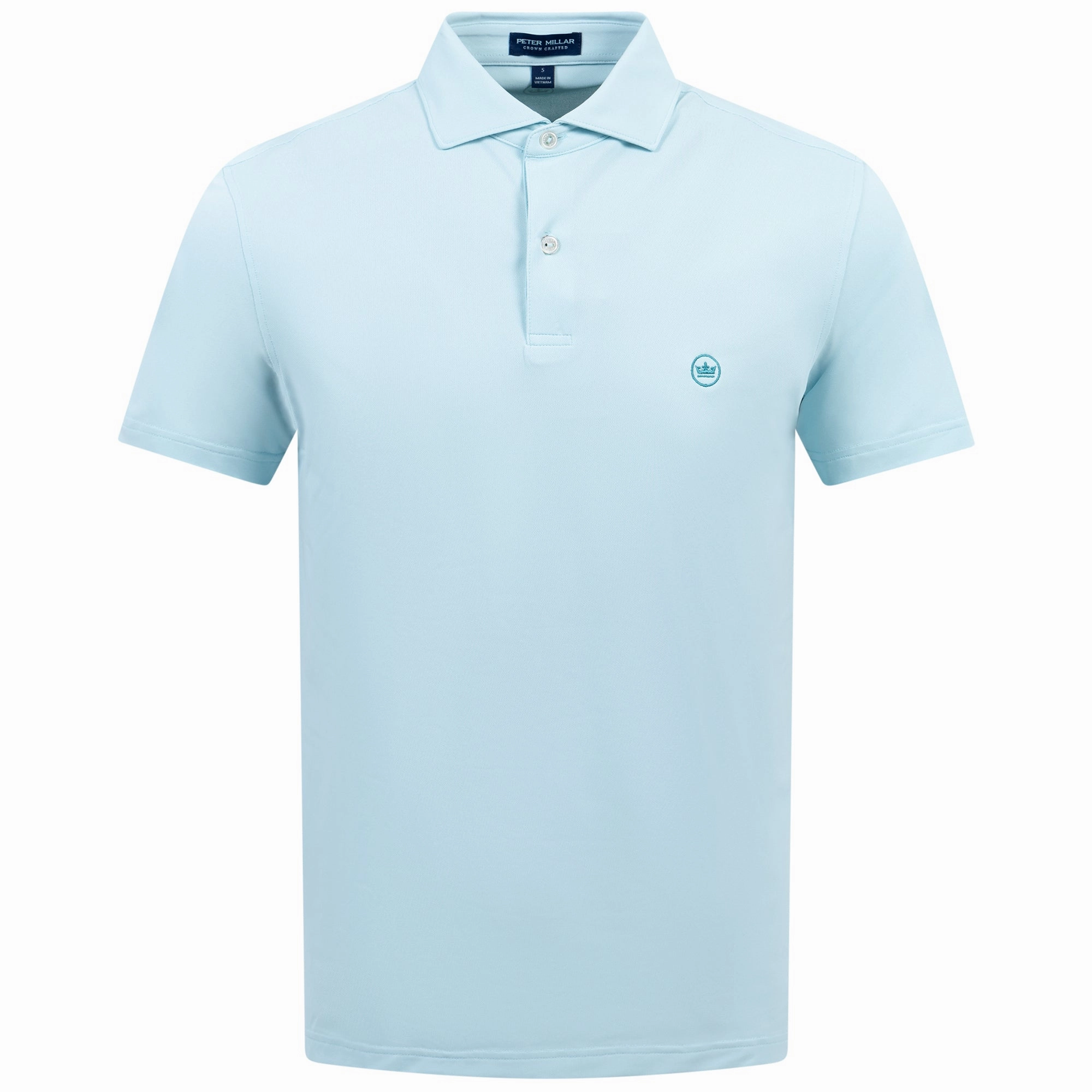 Soul Performance Mesh Polo Blue Spruce Peter Millar clothing for men