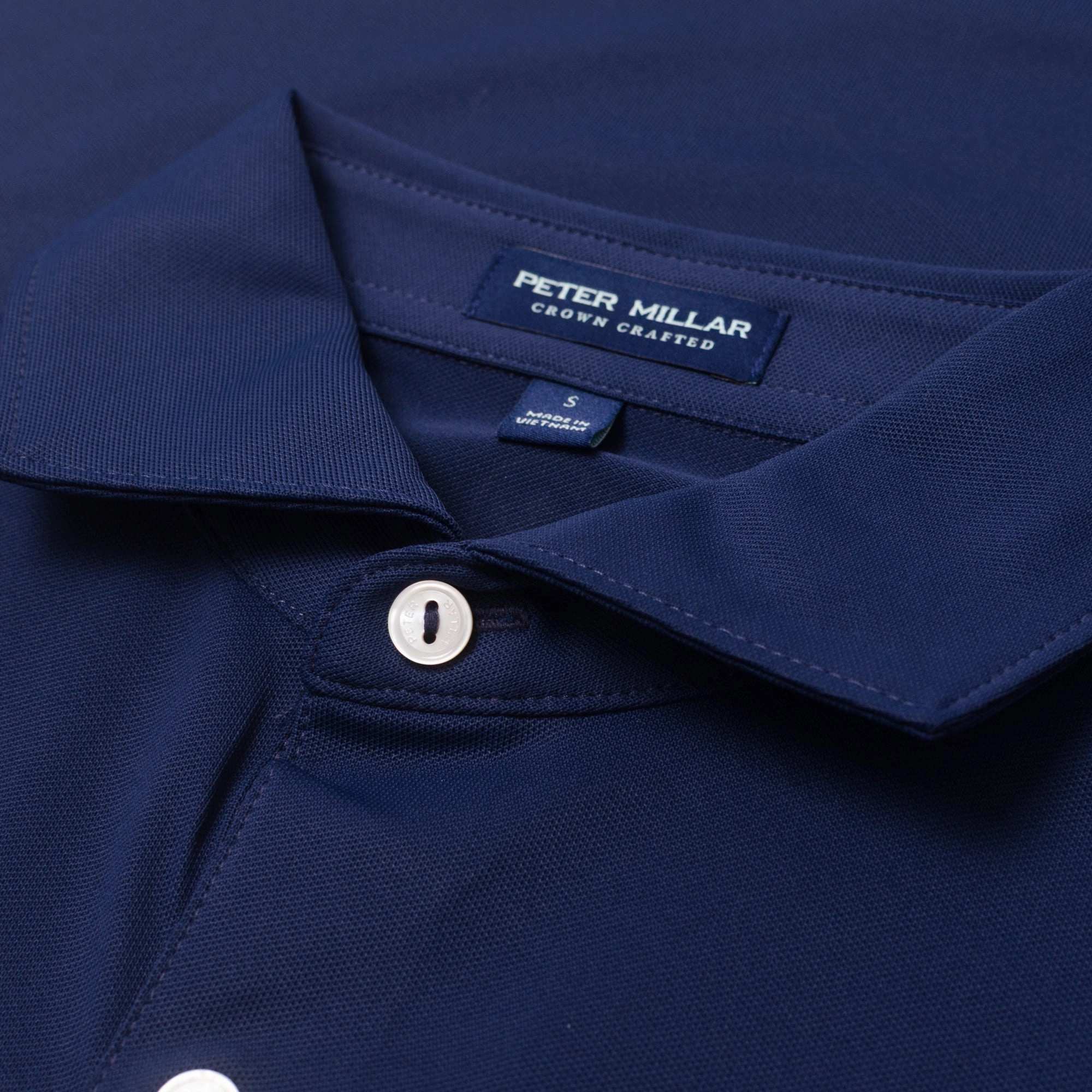 Soul Performance Mesh Polo Navy Peter Millar Menswear Collection
