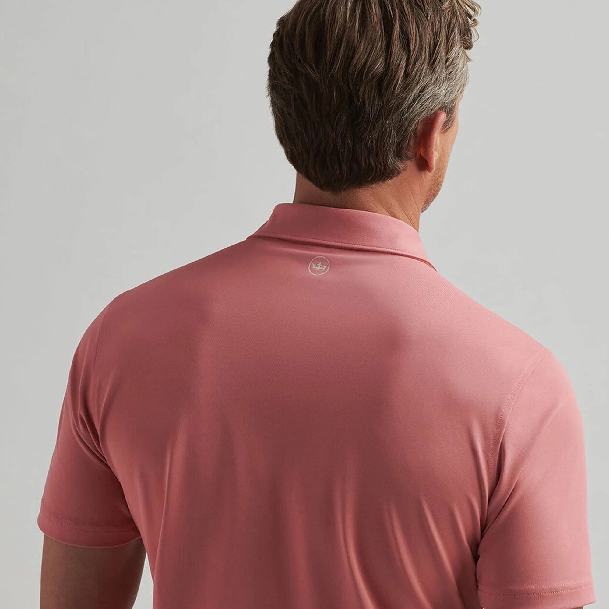Soul Performance Mesh Polo Pink Crepe Peter Millar Menswear Collection