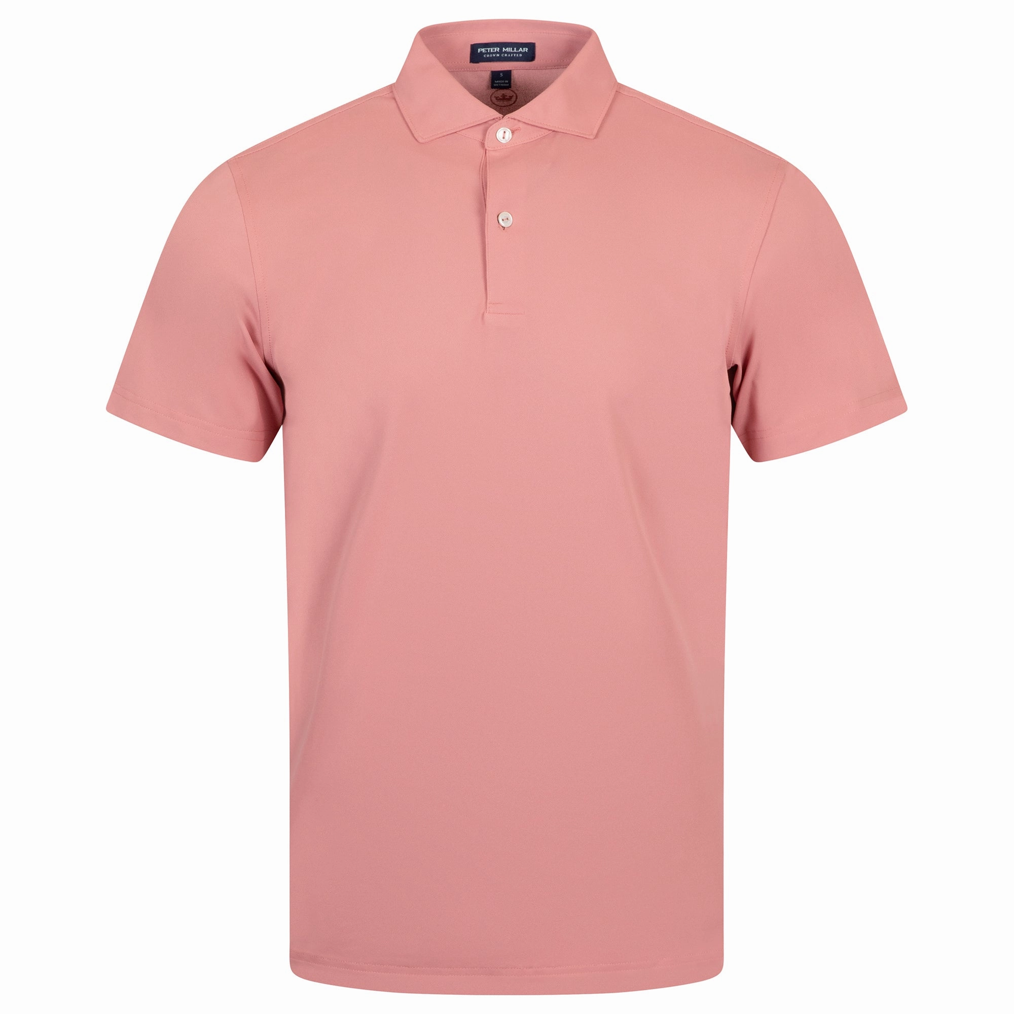 Soul Performance Mesh Polo Pink Crepe Peter Millar Menswear Collection