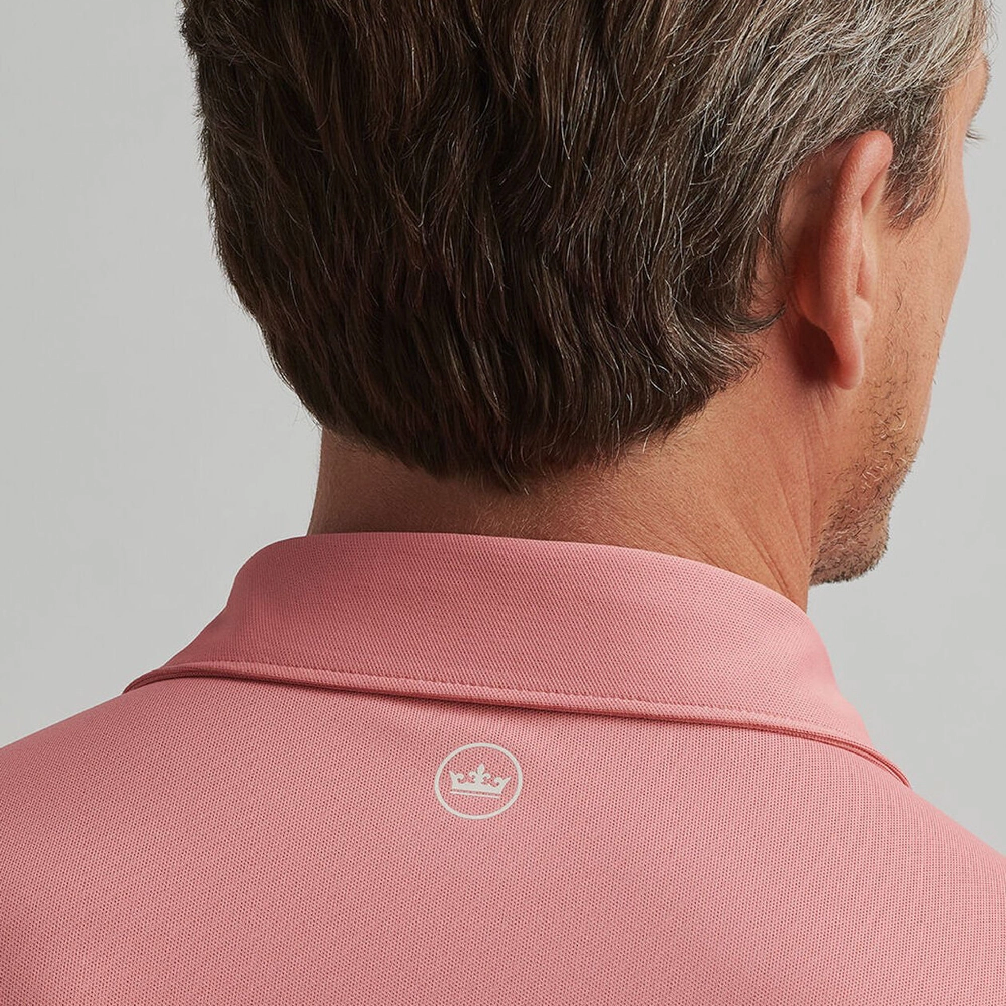 Soul Performance Mesh Polo Pink Crepe Peter Millar Menswear Collection