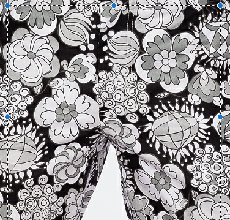 Sport Monaco Slim Fit Multi Floral Print Cotton Shorts - BLACK / CHARCOAL / WHITE Sport Monaco Men's Clothing