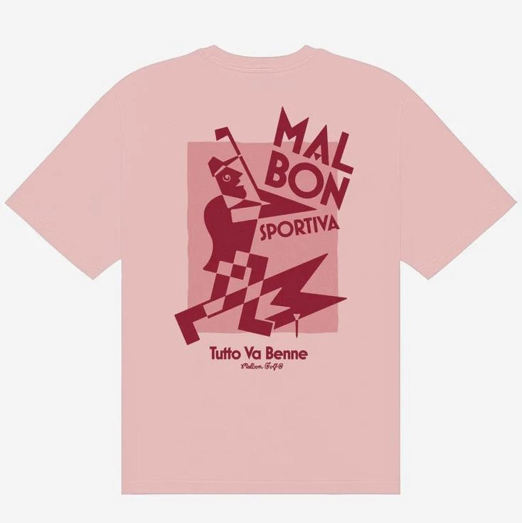 Sportiva T-Shirt Rose Malbon Men's Golf Lifestyle Wear