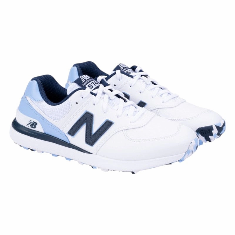 Padded Collar Shoes New Balance Ladies 574 Greens V2 Golf Shoes Trendy Athletic Shoes