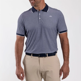 Stan 2.0 Polo Atlanta Blue/White Kjus men's performance outerwear