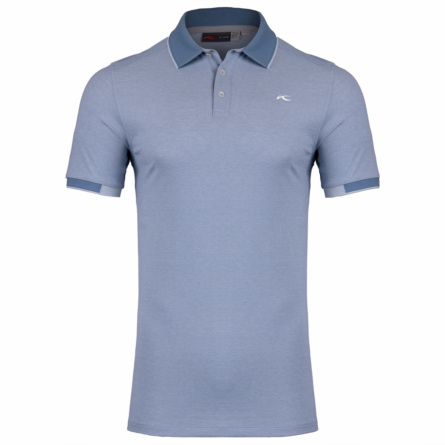 Stan 2.0 Polo Neptune/Powder Blue Kjus men's performance outerwear