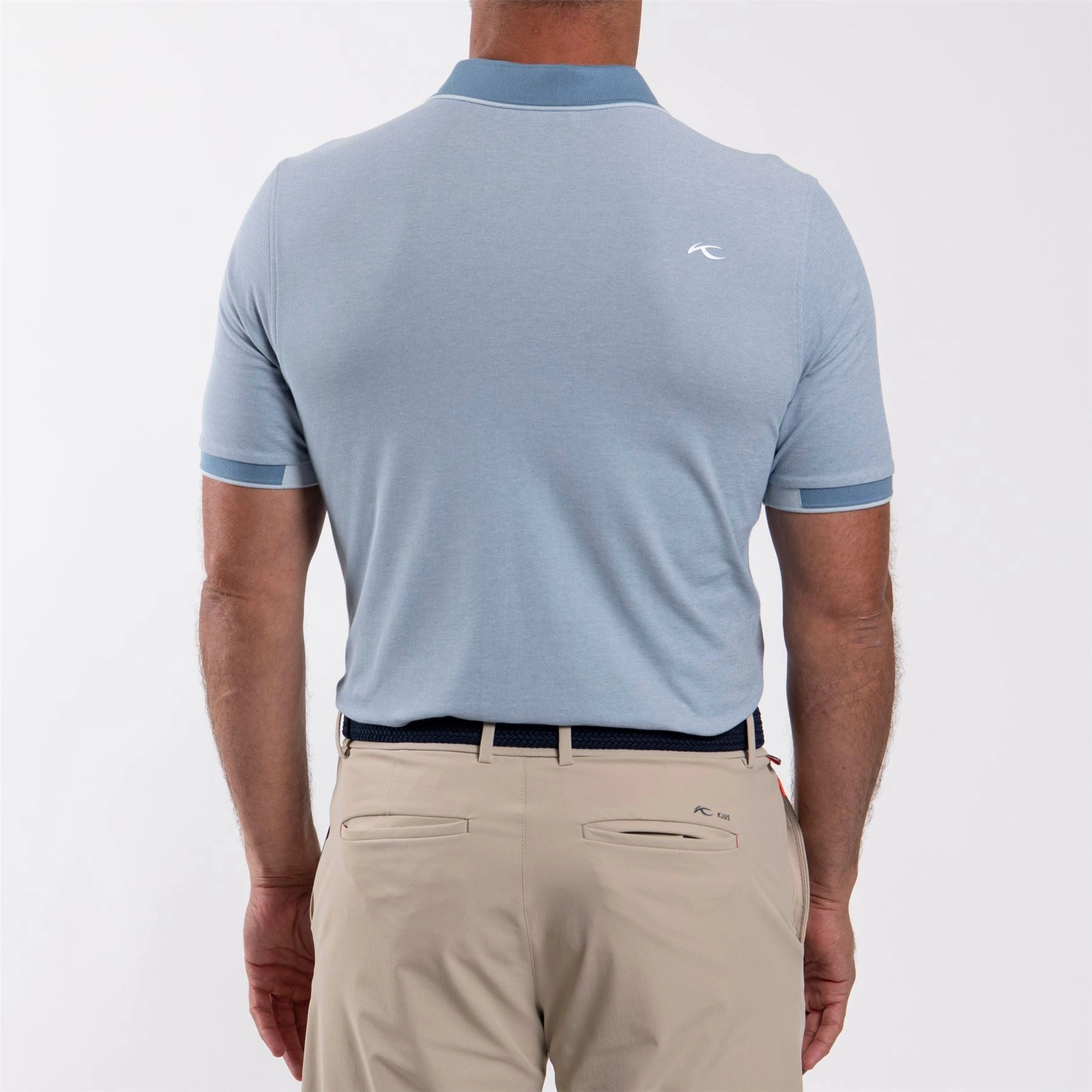 Stan 2.0 Polo Neptune/Powder Blue KJUS Men's Performance Clothing