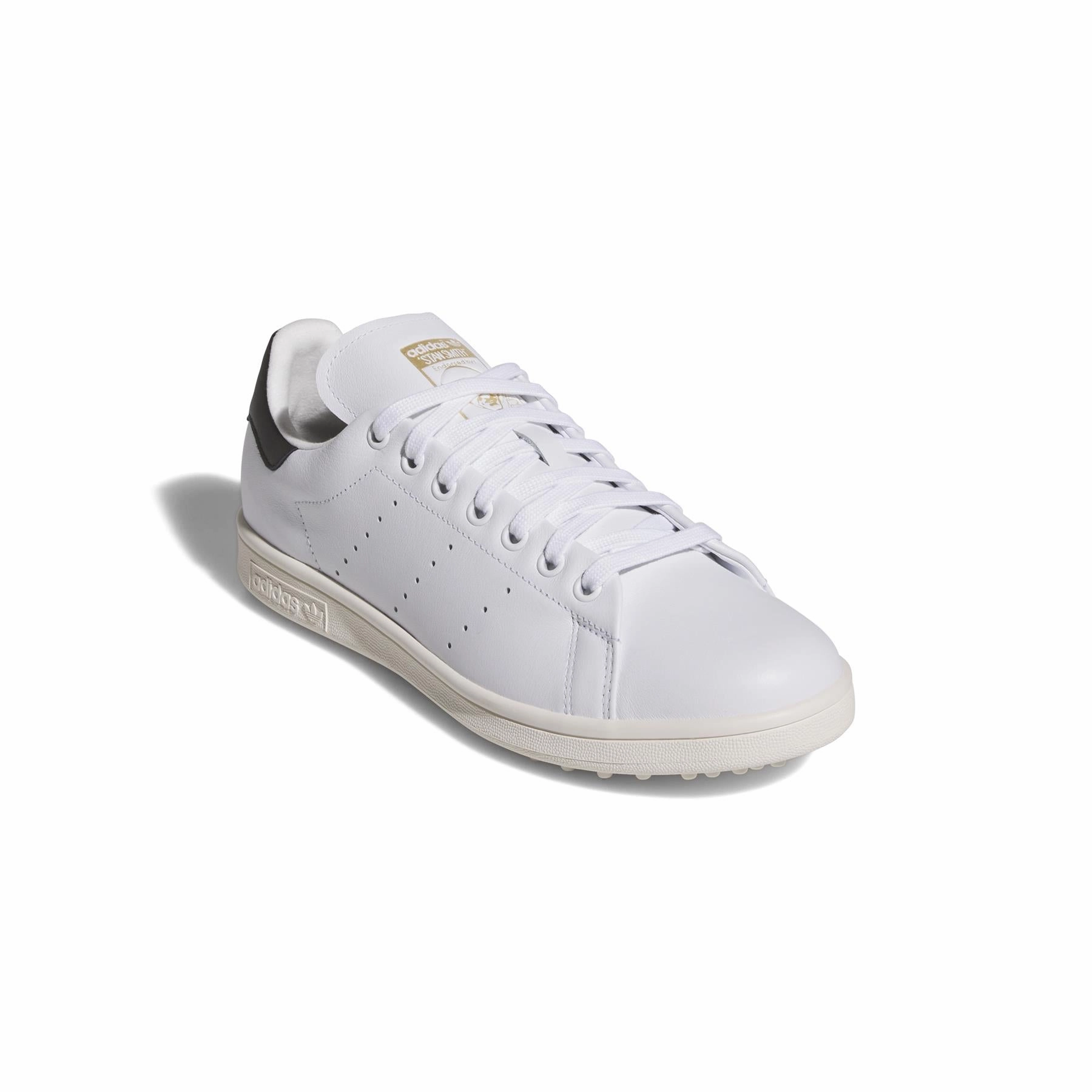 Stan Smith Spikeless Golf Shoes White/Black Adidas Men's Apparel