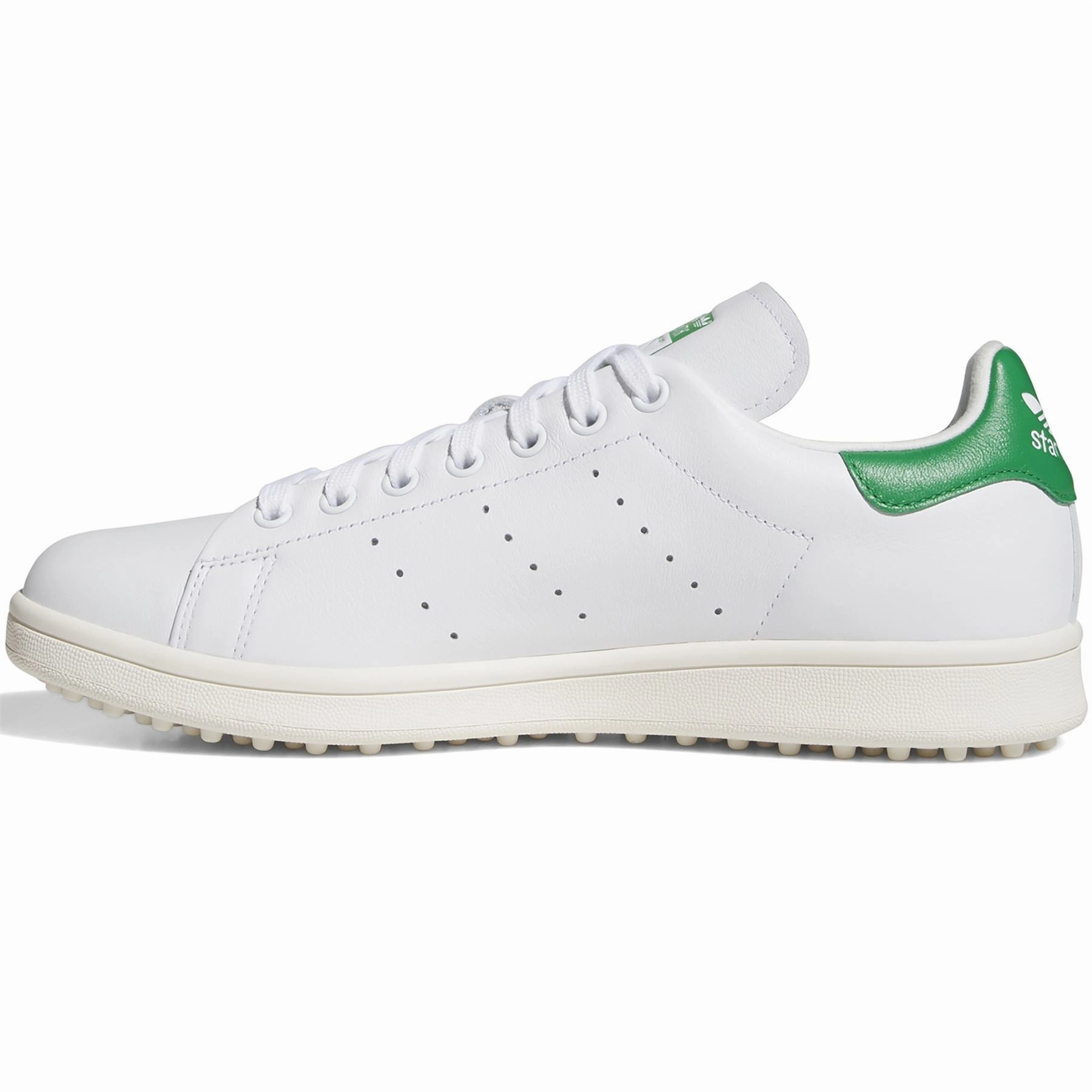 Stan Smith Spikeless Golf Shoes White/Green Adidas Men's Apparel