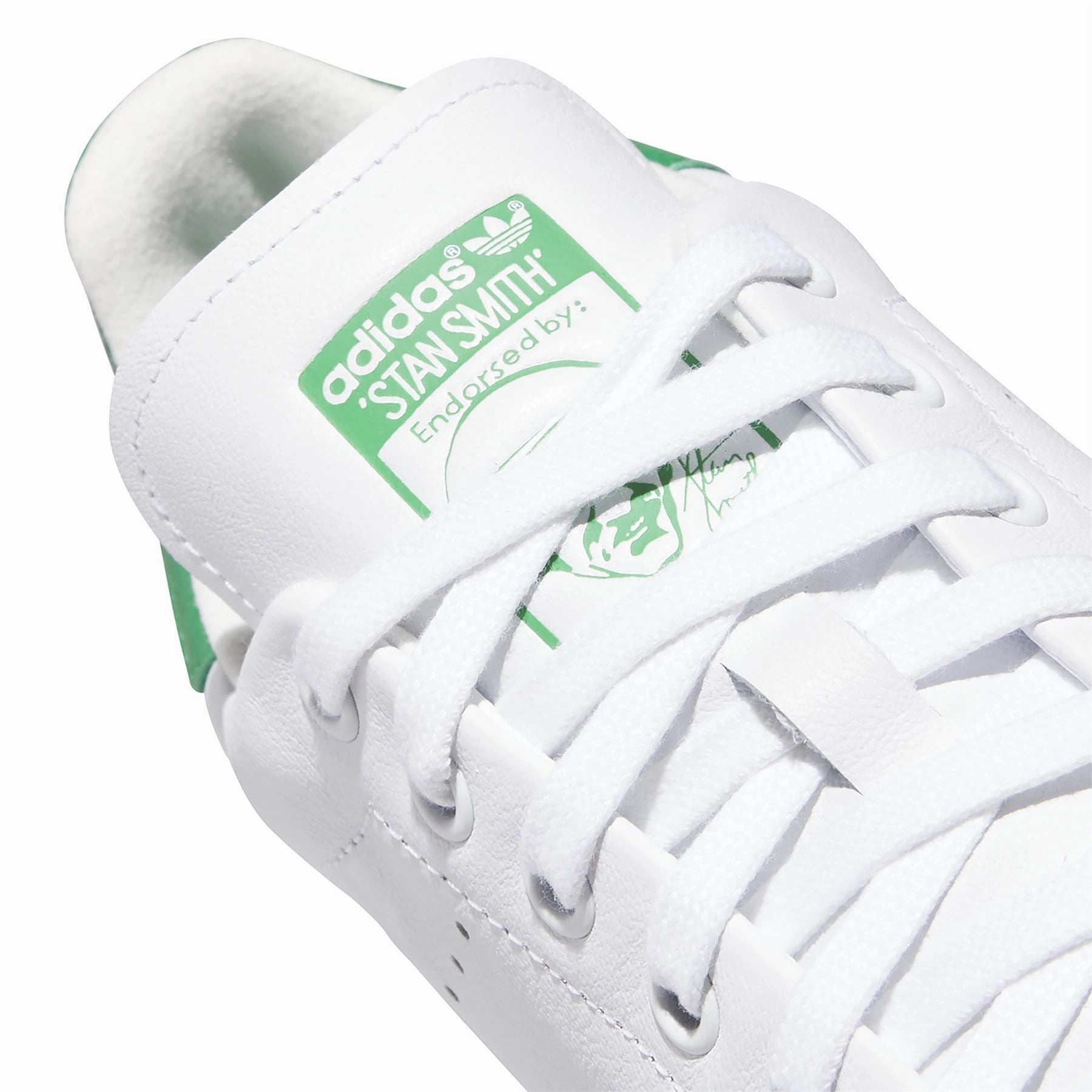 Stan Smith Spikeless Golf Shoes White/Green Adidas Men's Apparel