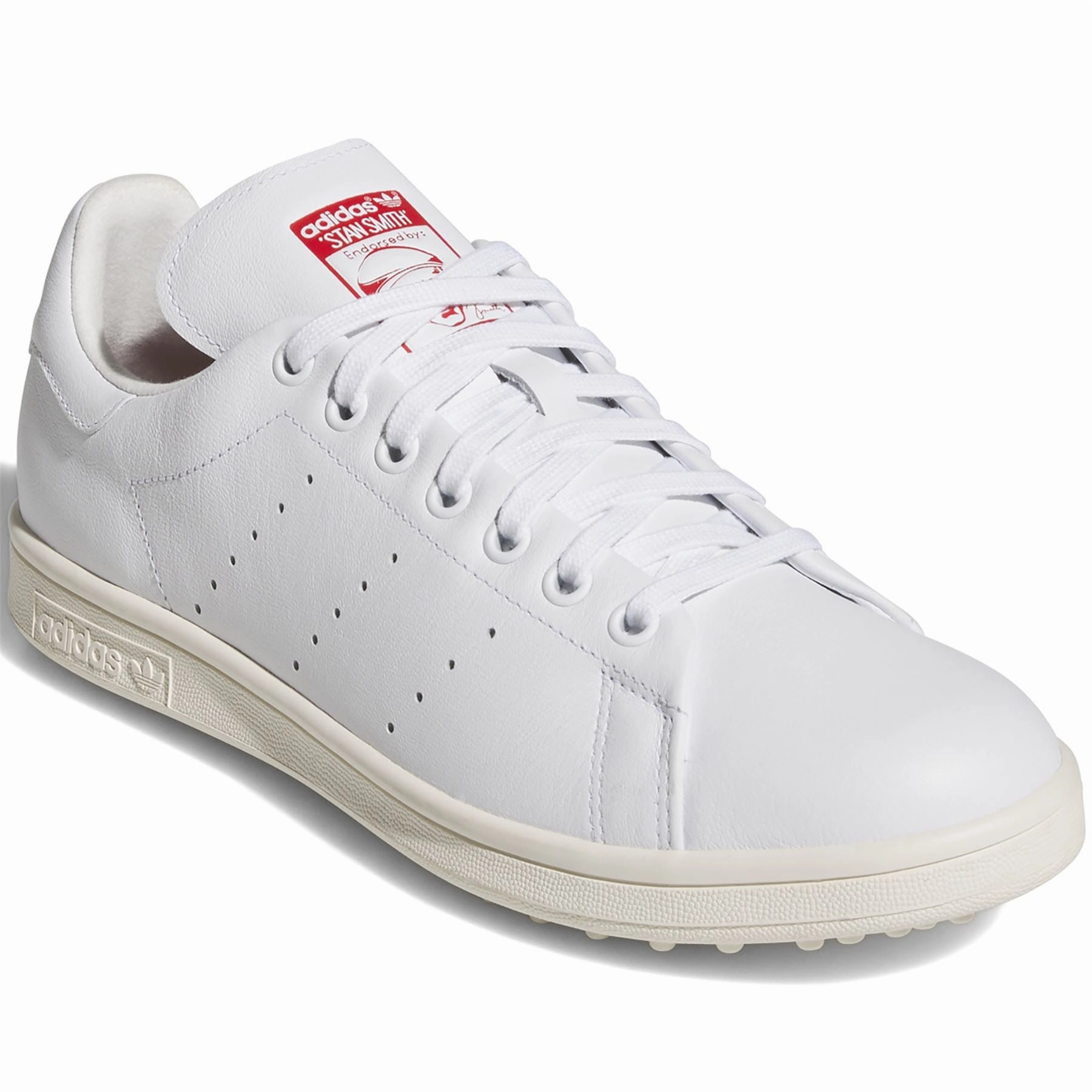 Stan Smith Spikeless Golf Shoes White/Off White Adidas Men's Apparel
