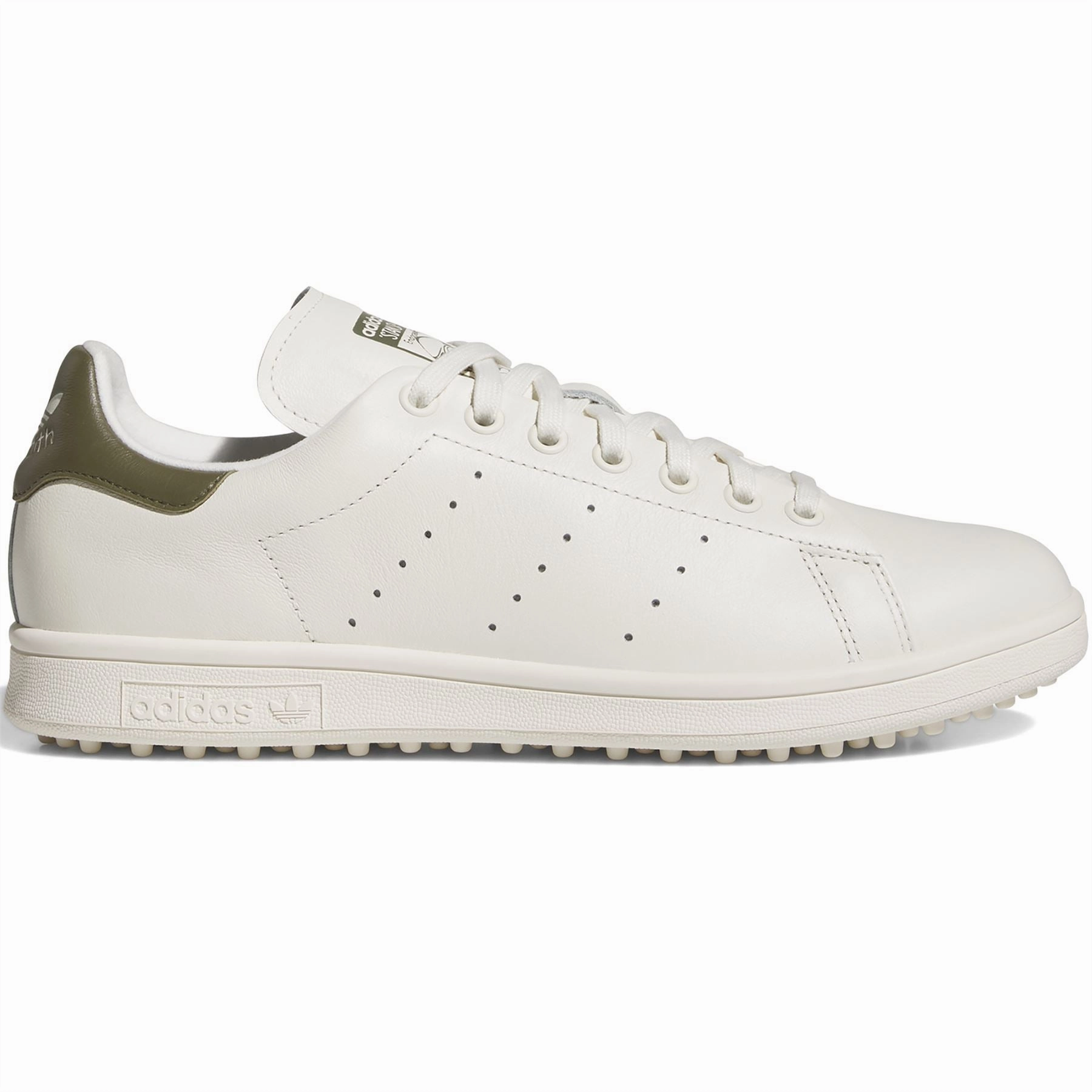 Stan Smith Spikeless Golf Shoes White/Olive Strata Adidas sportswear for men
