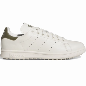 Stan Smith Spikeless Golf Shoes White/Olive Strata Adidas sportswear for men