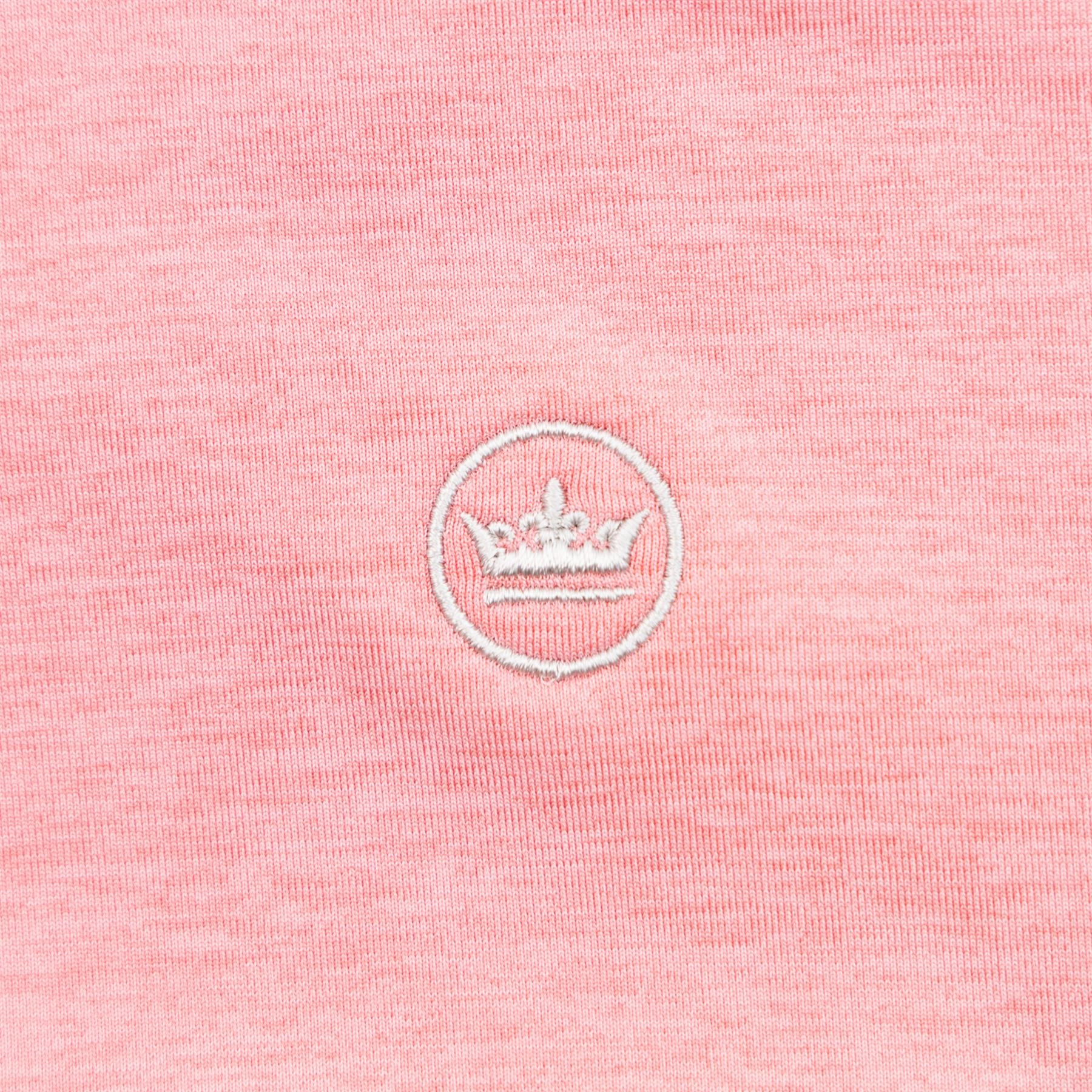 Stealth Performance Quarter Zip Mid Layer Pink Crepe Peter Millar Menswear Collection