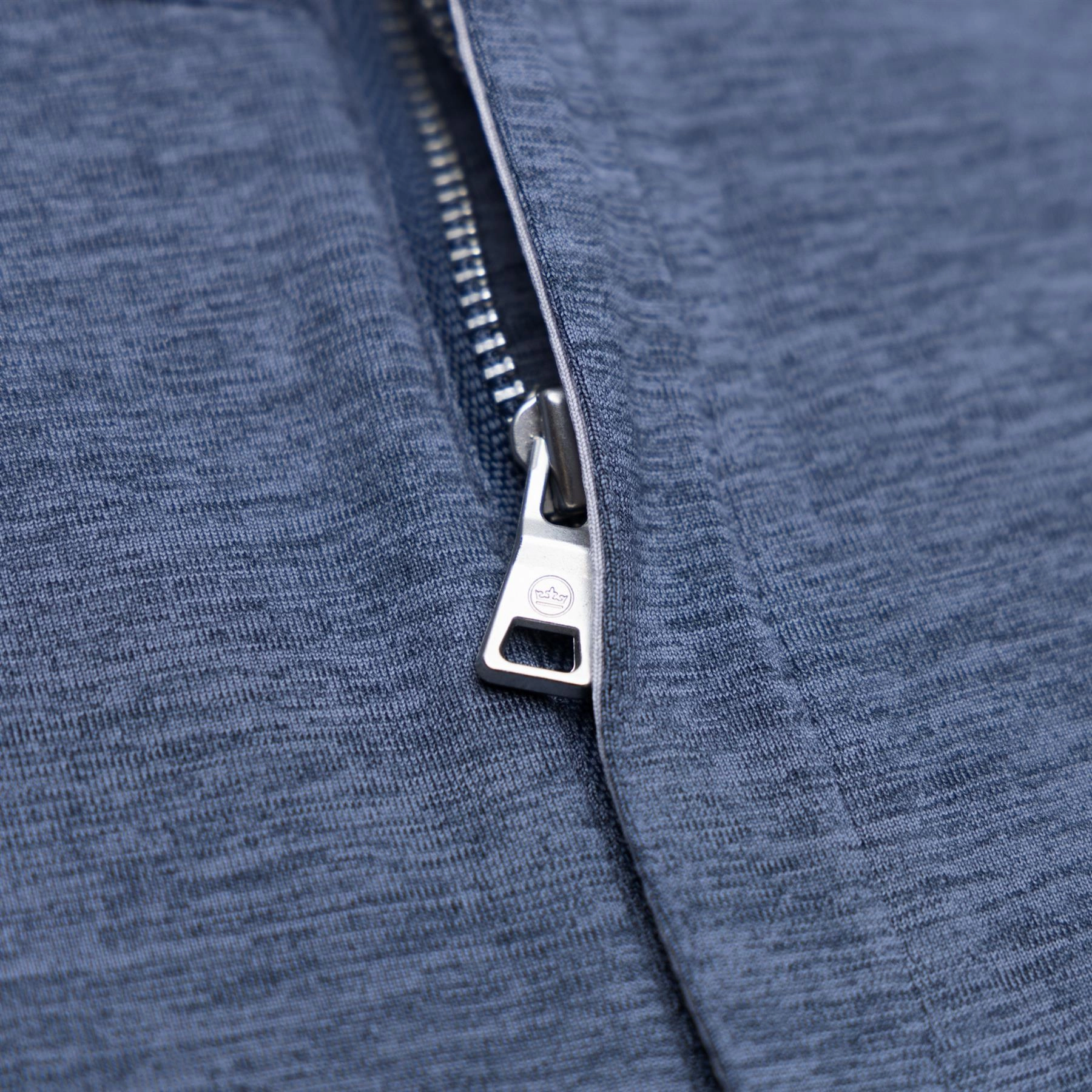 Stealth Performance Quarter Zip Mid Layer Steel Peter Millar Menswear Collection