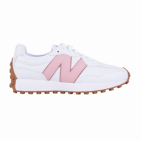 Bold Color Shoes Street Style New Balance Ladies 327 Golf Shoes All-Day Wear Mesh Sneakers