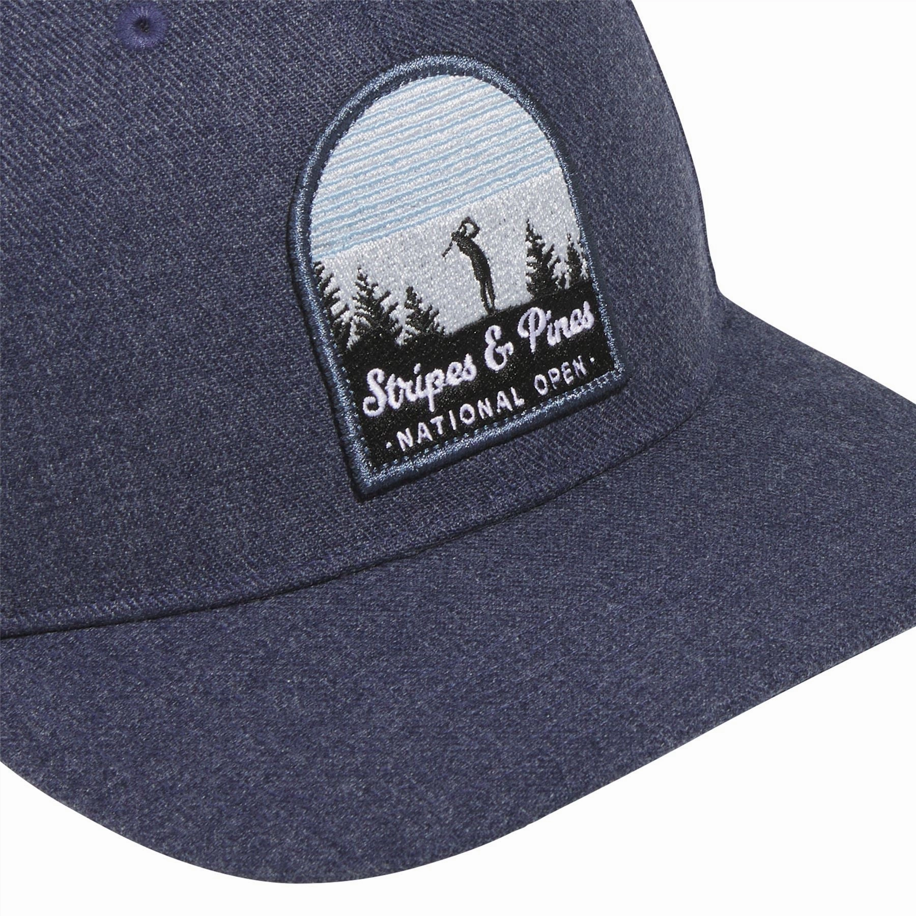 Stripes & Pines High Crown Hat Navy Adidas Men's Sportswear