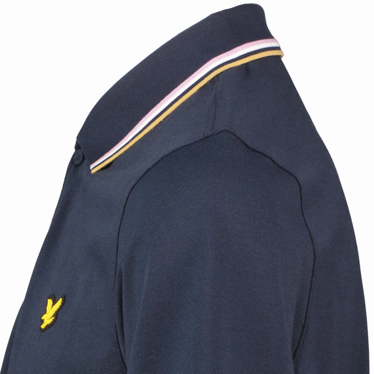 stylish look, badminton practice wear Lyle & Scott Team Tipped Golf Polo Shirt SP1963G