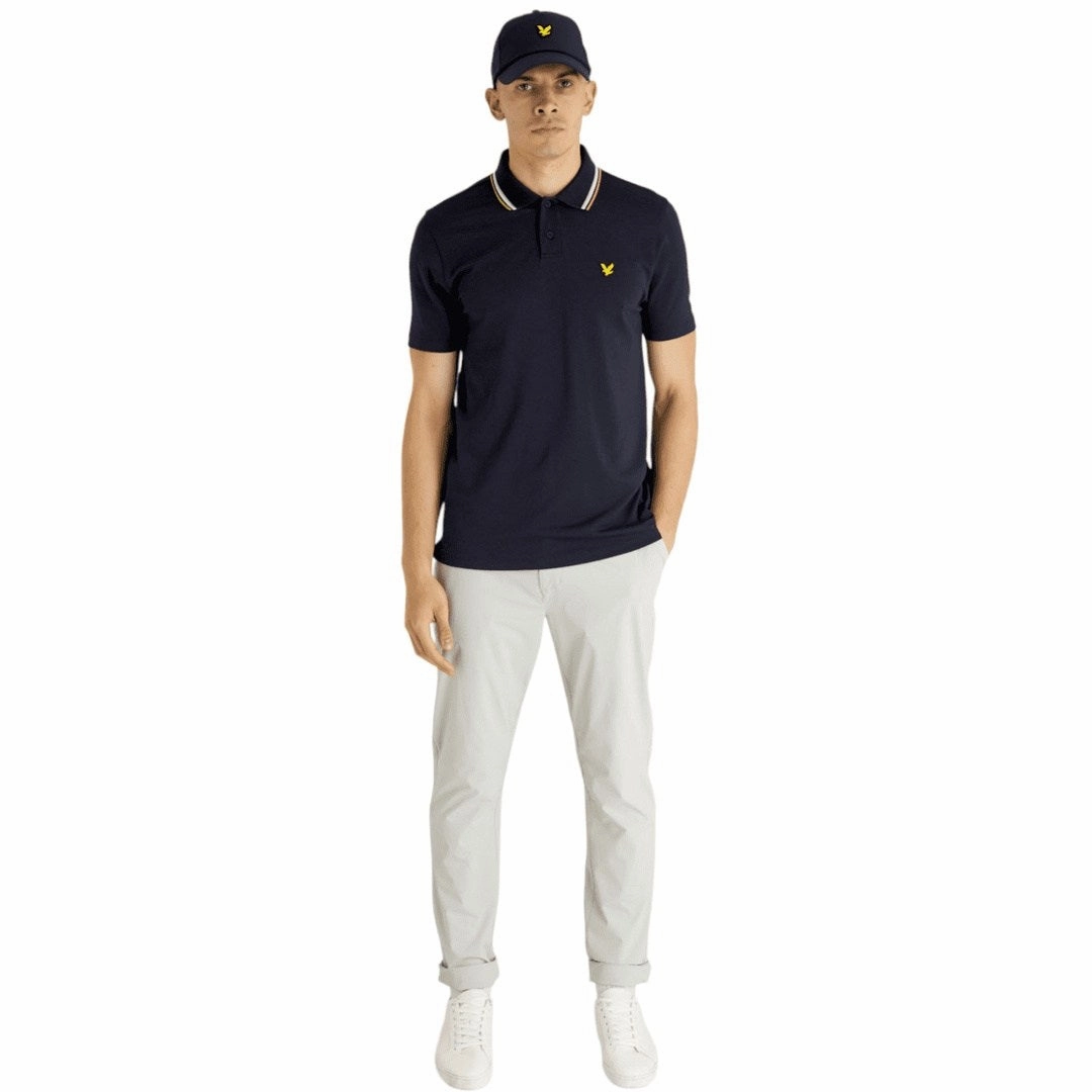 Lyle & Scott Team Tipped Golf Polo Shirt SP1963G boys cotton shorts