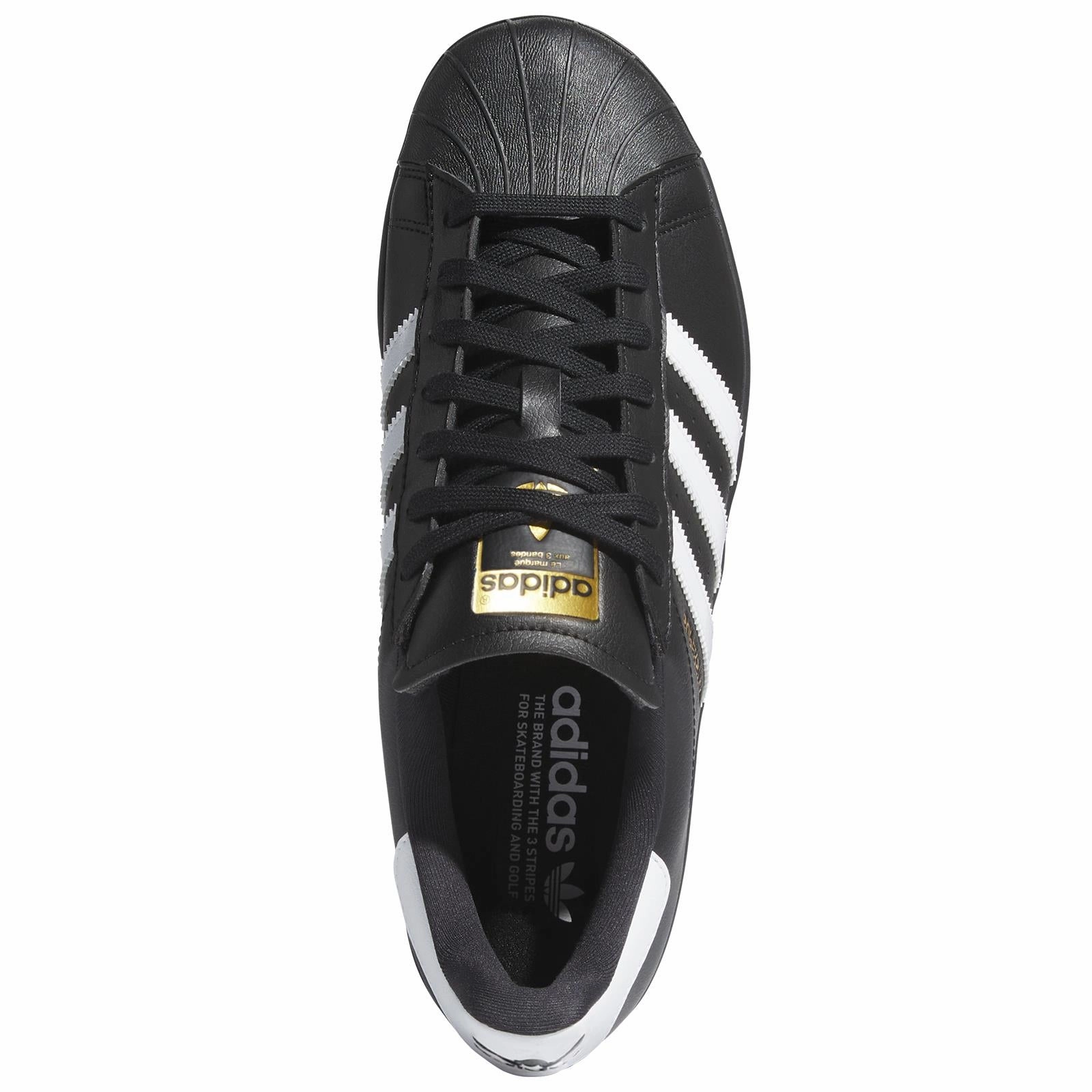 Superstar Spikeless Golf Shoes Black/White Adidas Men's Sportswear