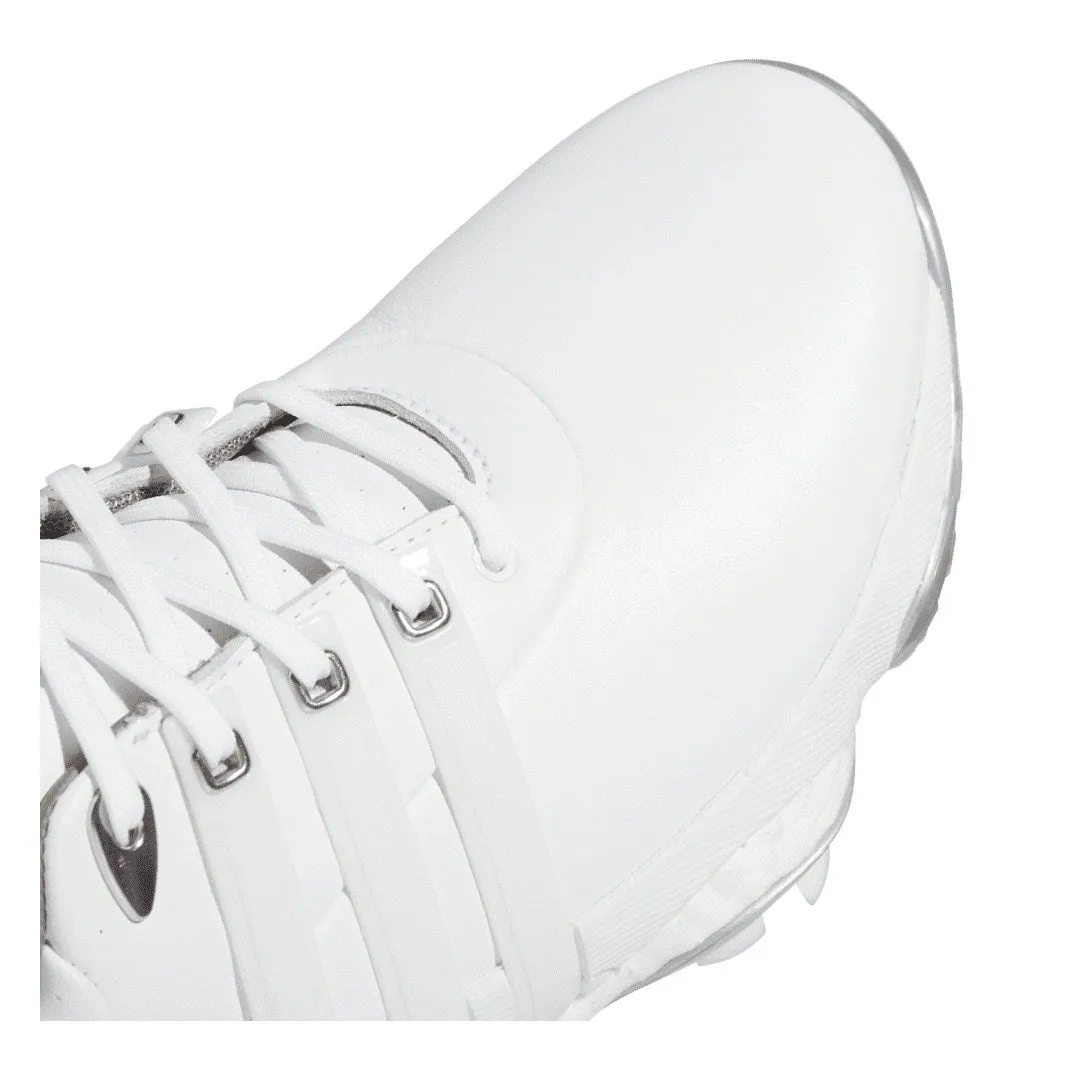 Profile View Of Shoes adidas Ladies Tour360 22 Golf Shoes GV9662 Clean Look Sneakers