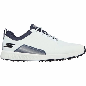 All-Season Sneakers Supportive Running Shoes Skechers Performance Go Golf Elite 4 Victory Shoes 214022 White Navy Blue Medium Eva Sole Sneakers