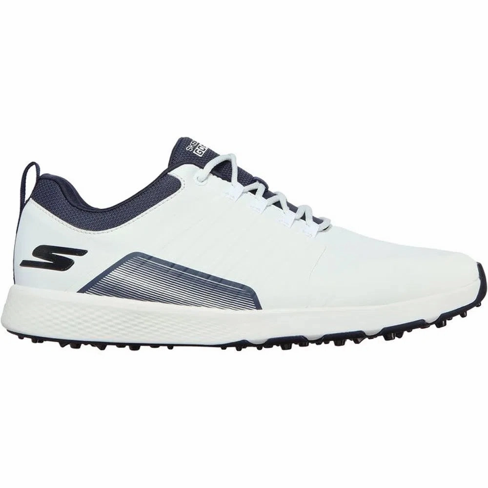 All-Season Sneakers Supportive Running Shoes Skechers Performance Go Golf Elite 4 Victory Shoes 214022 White Navy Blue Medium Eva Sole Sneakers