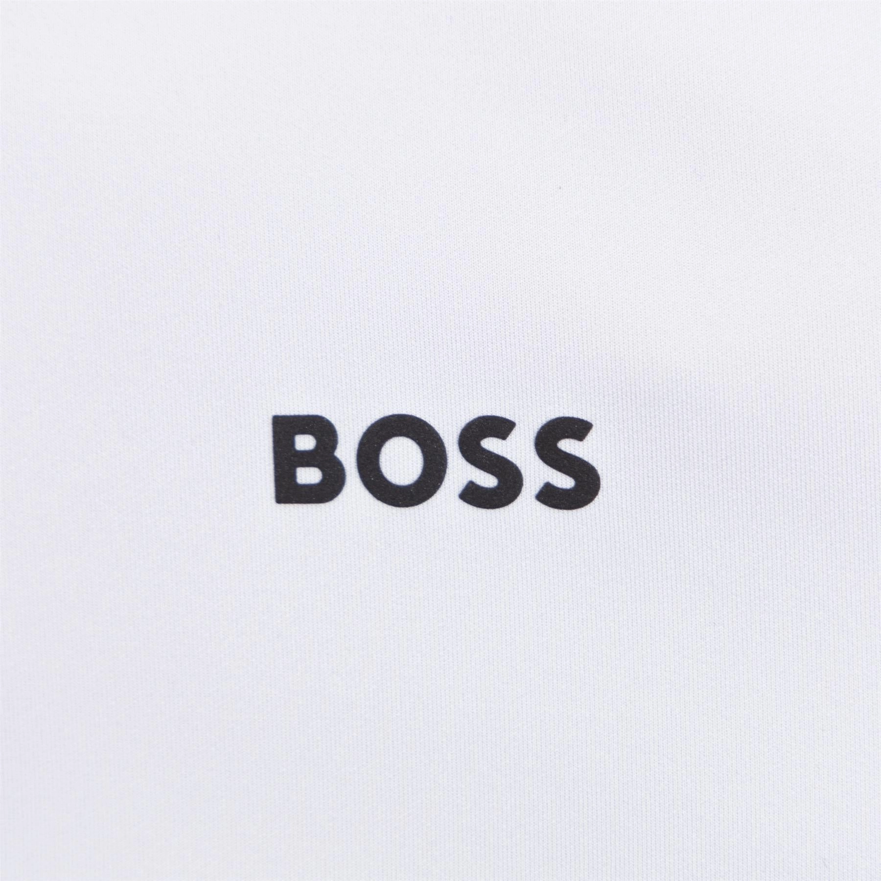 Sweat Active Quarter Zip Light Grey Boss Men's Fashion