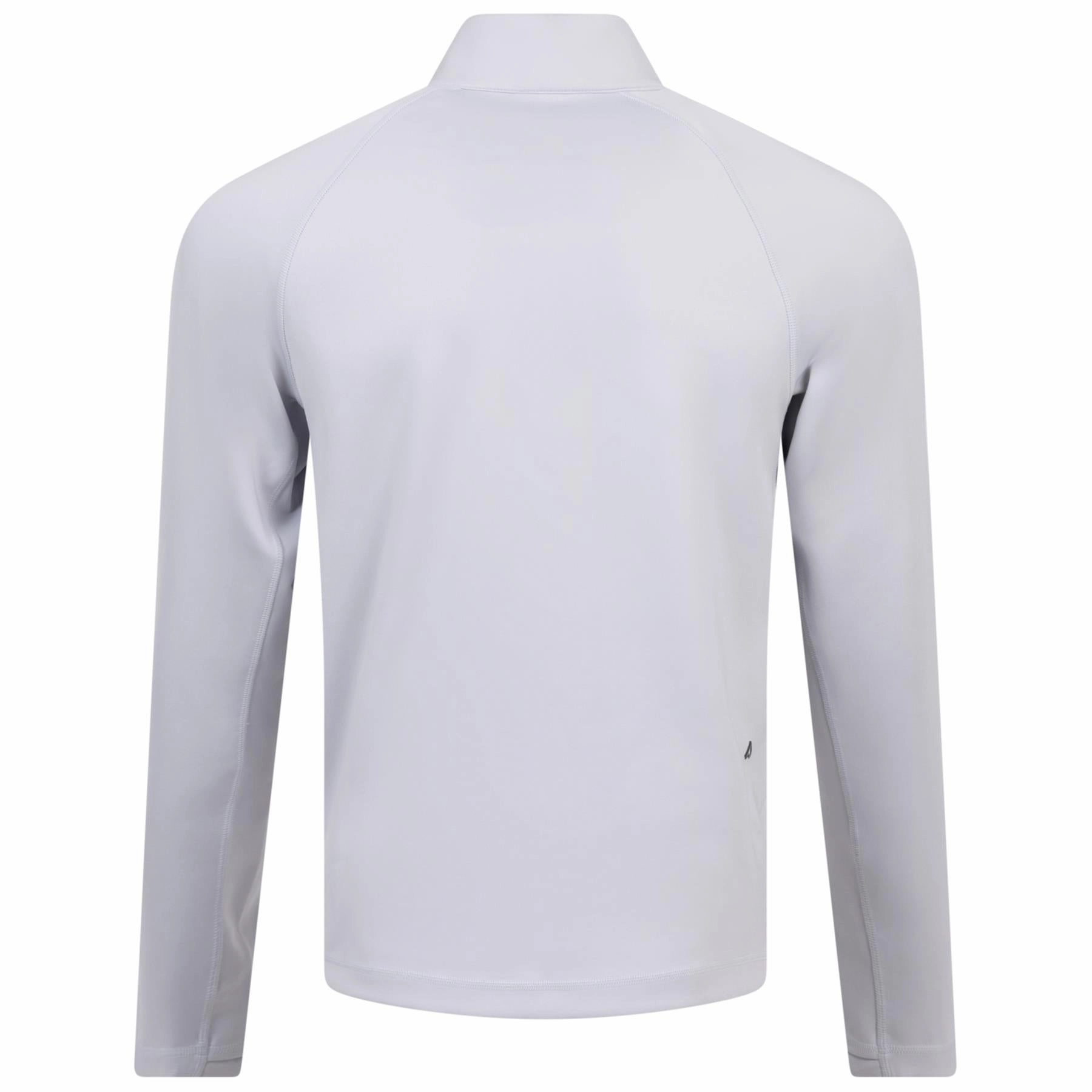 Sweat Active Quarter Zip Light Grey Boss Men's Fashion