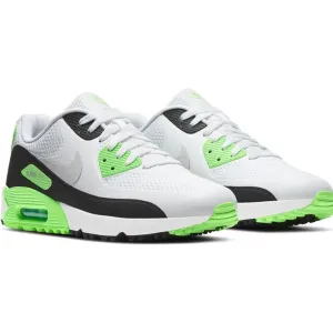 Travel-Ready Shoes Swift Fit Nike Air Max 90G Golf Shoes CU9978 Running Style Shoes On Plain Background