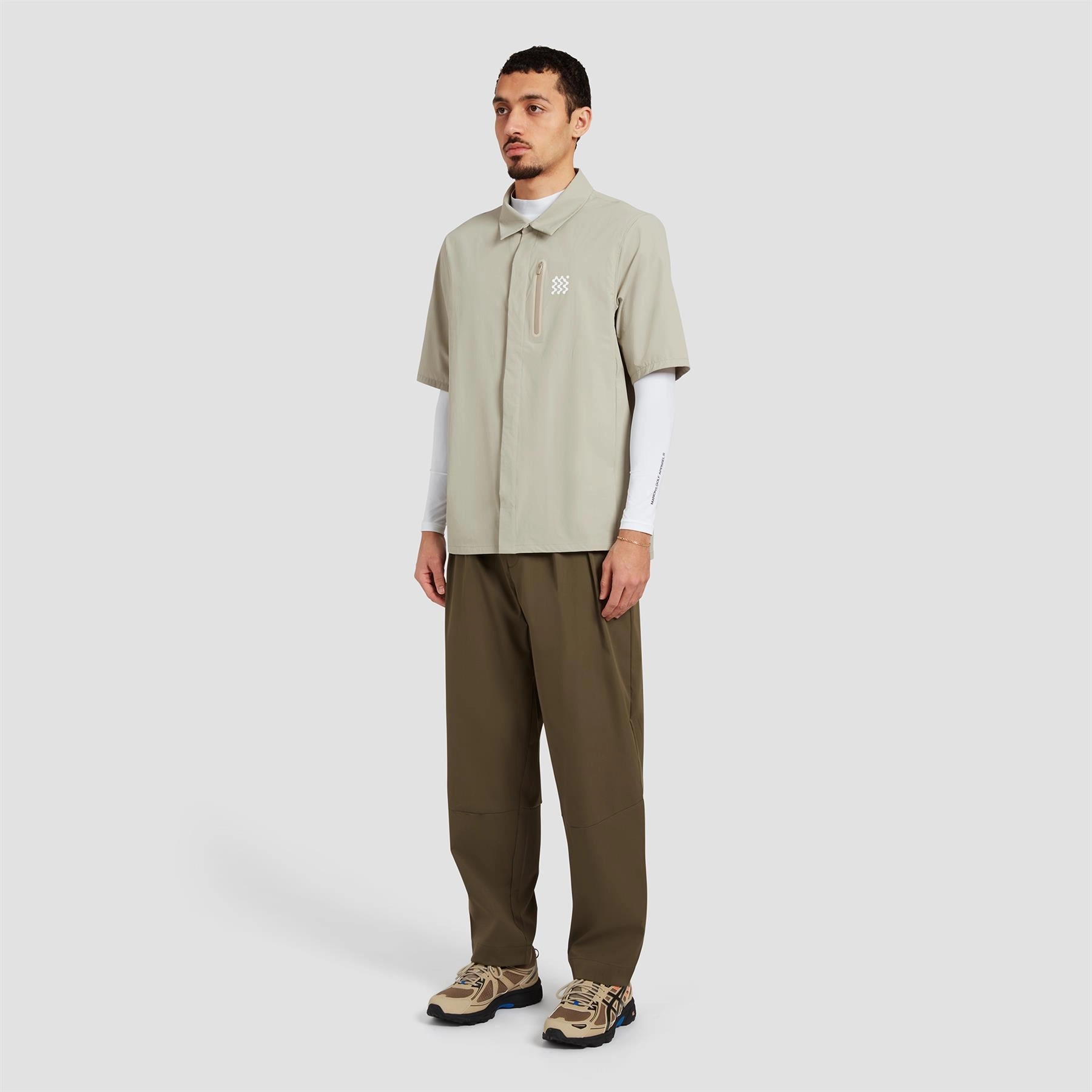 Tailored Frontier Polo Taupe Manors Men's Classic Apparel