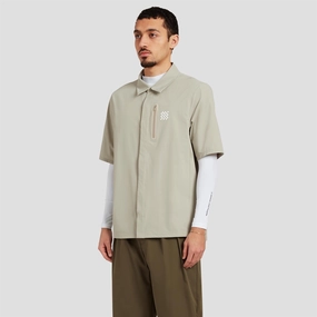 Tailored Frontier Polo Taupe Manors mens classic apparel