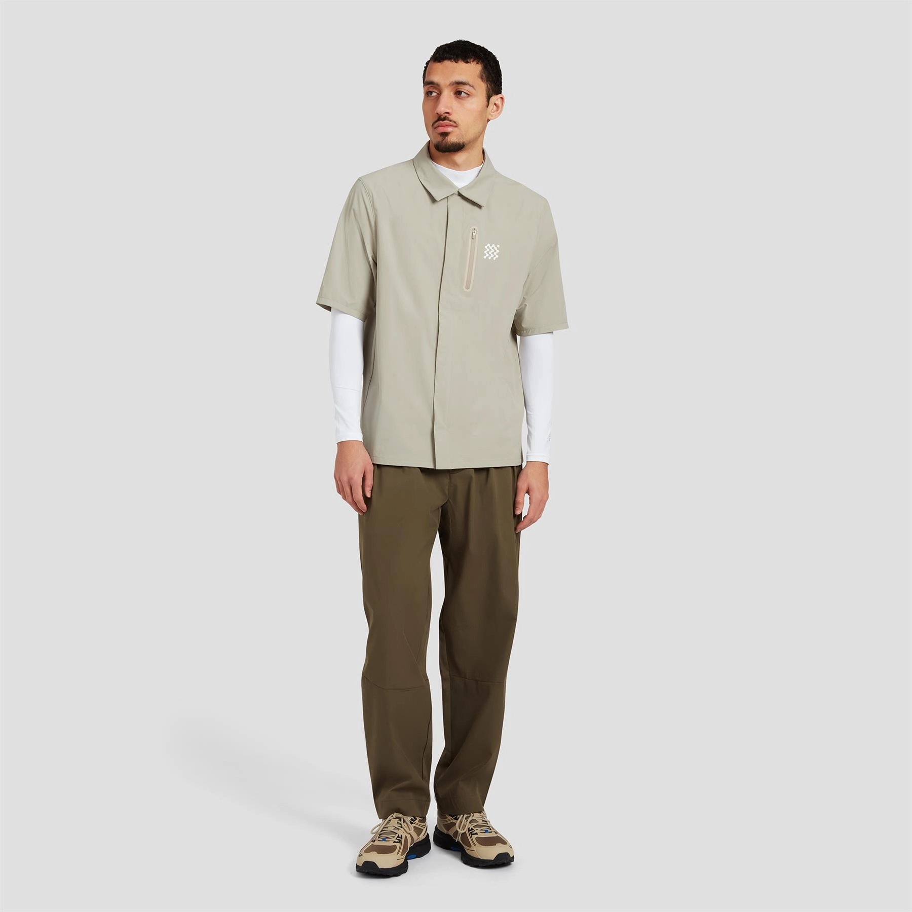 Tailored Frontier Polo Taupe Manors Men's Classic Apparel