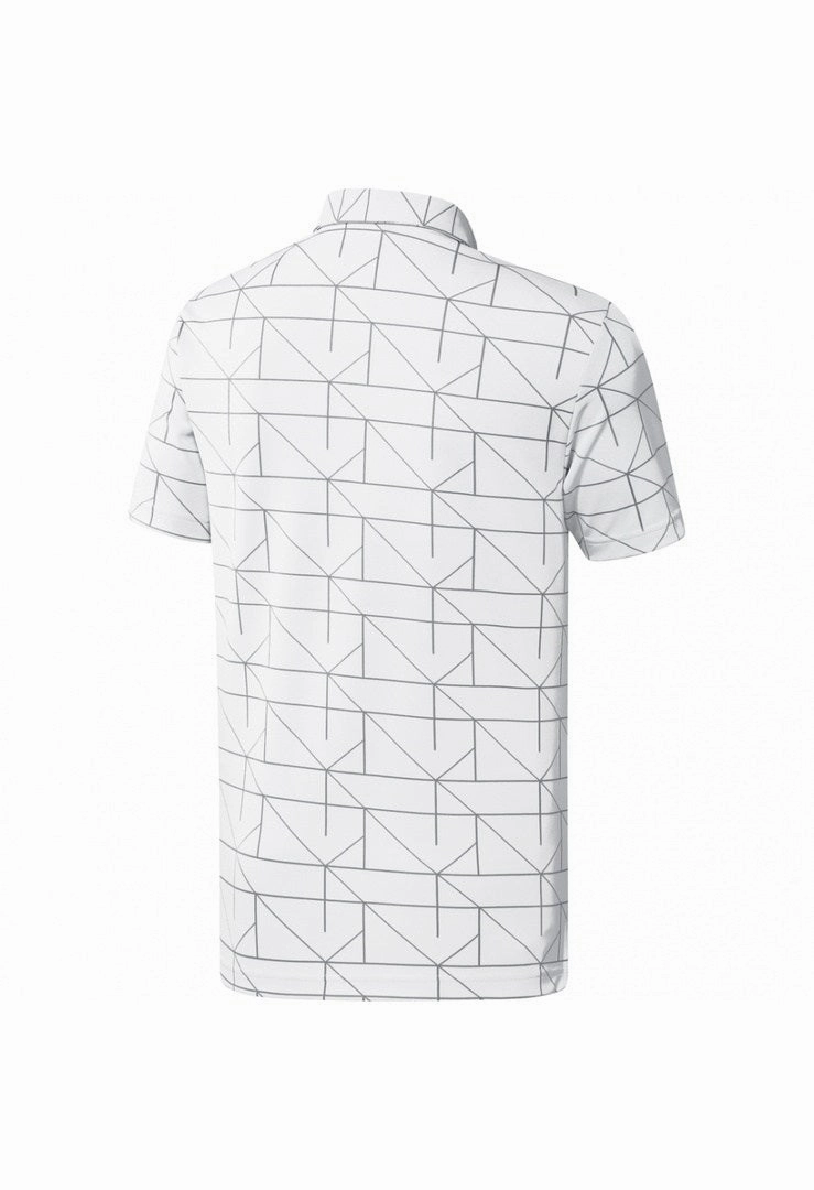 adidas Jacquard Lines Primegreen Golf Shirt HA6116 athletic base layer, elegant apparel, men's athletic pants
