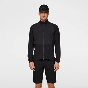 Tech Hybrid Softshell Jacket Black Premium J.Lindeberg menswear