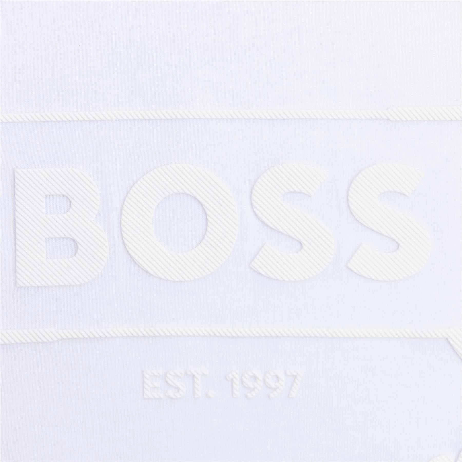 Tee Logo Heritage T-Shirt White Boss Men's Fashion