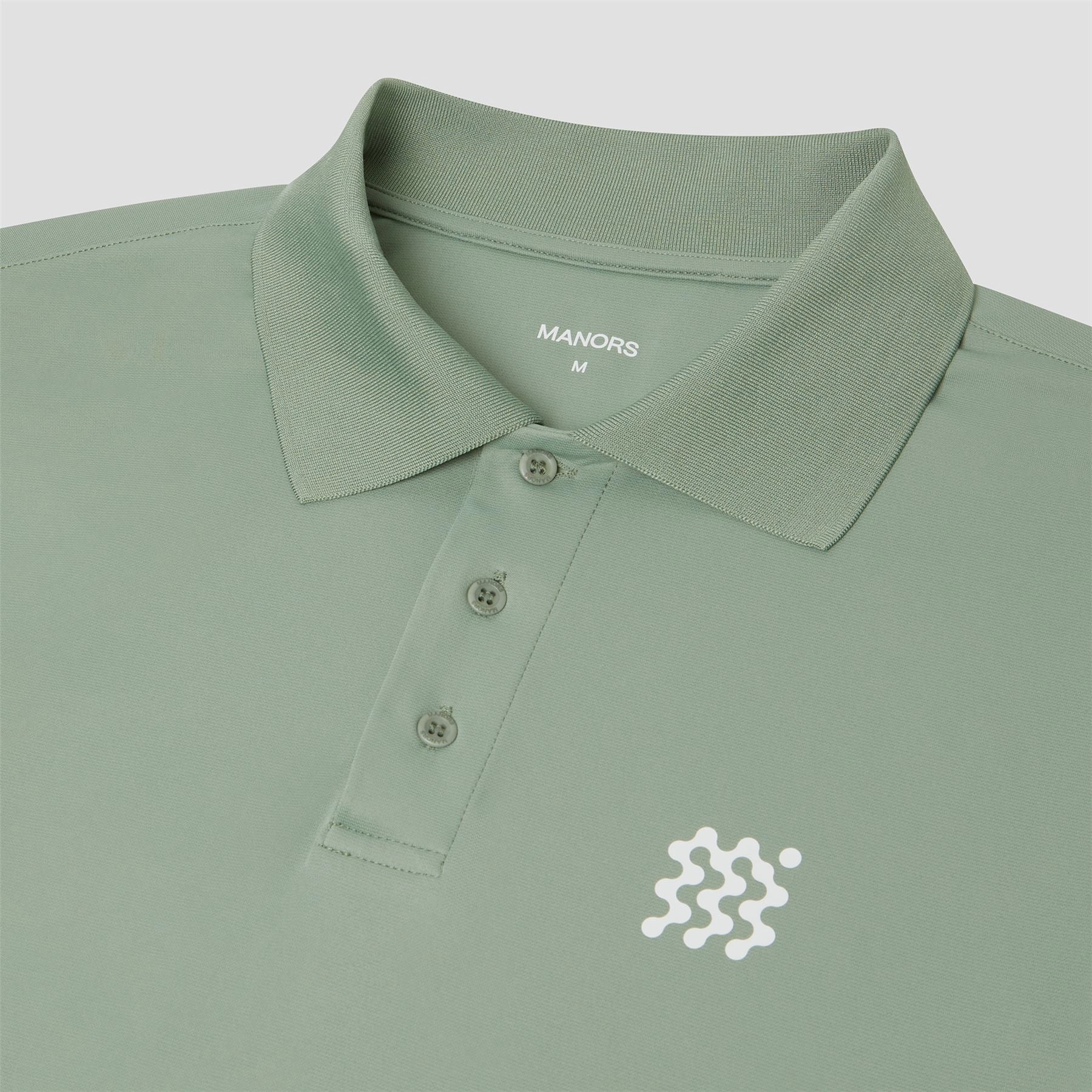 The Course LS Polo Sage Manors Men's Classic Apparel