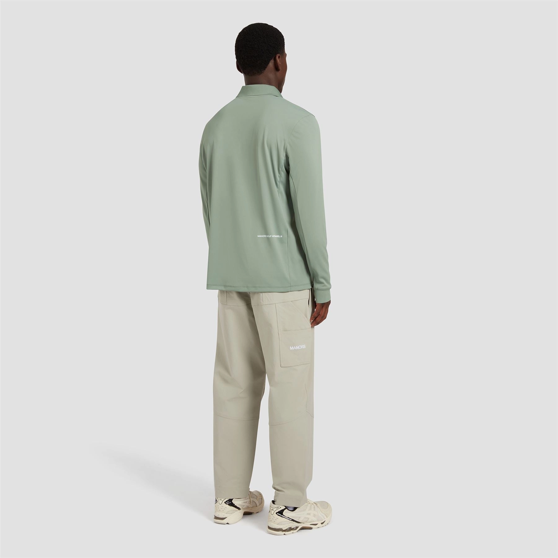 The Course LS Polo Sage Manors Men's Classic Apparel