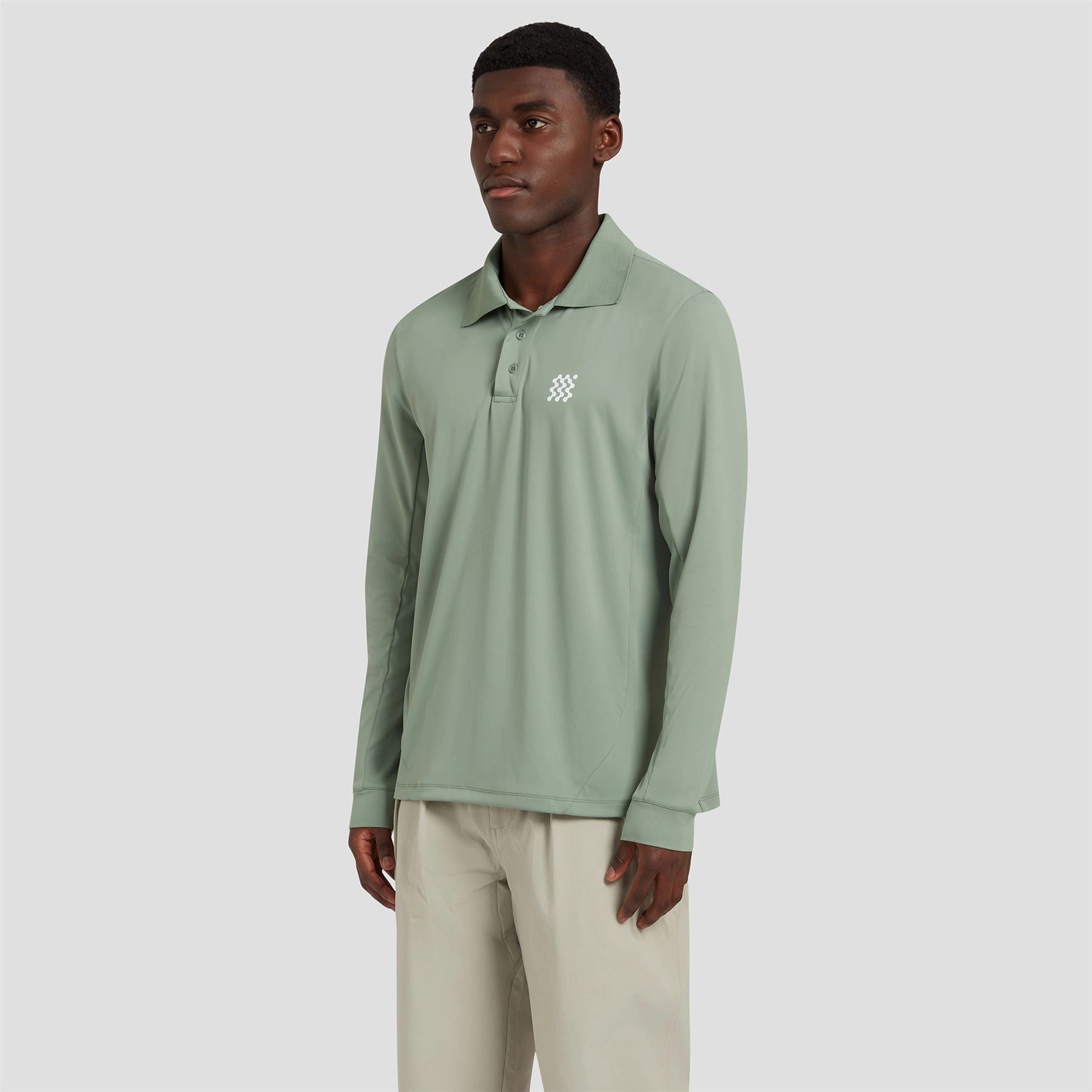 The Course LS Polo Sage Manors Men's Classic Apparel