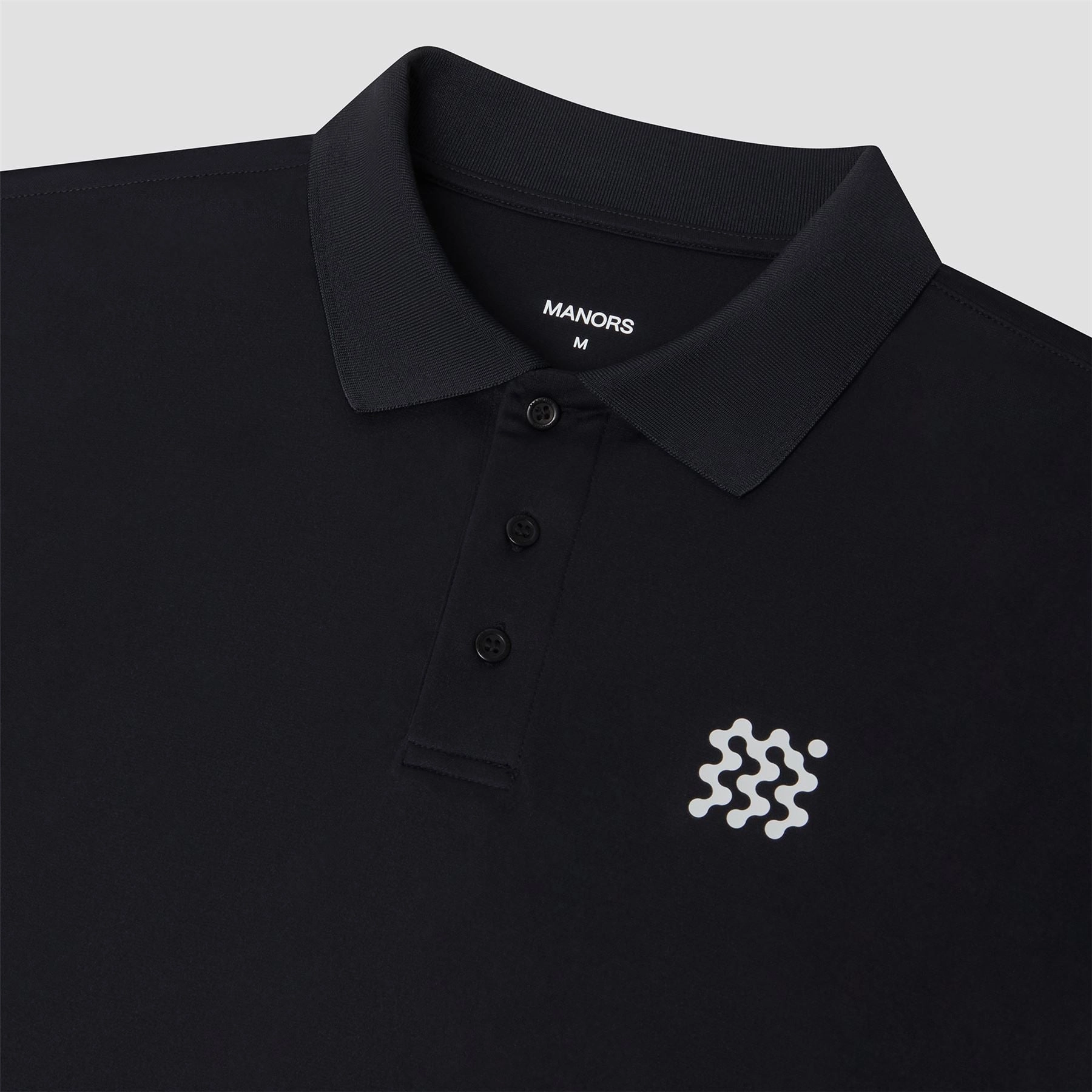 The Course Polo Black Manors Men's Classic Apparel
