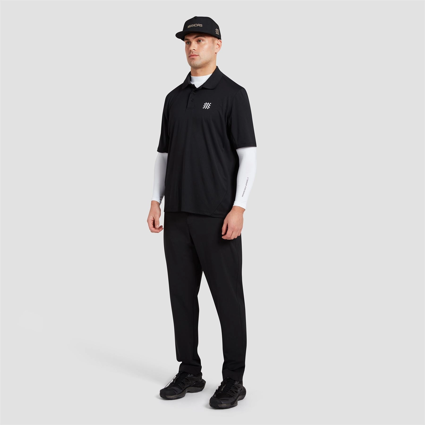 The Course Polo Black Manors Men's Classic Apparel