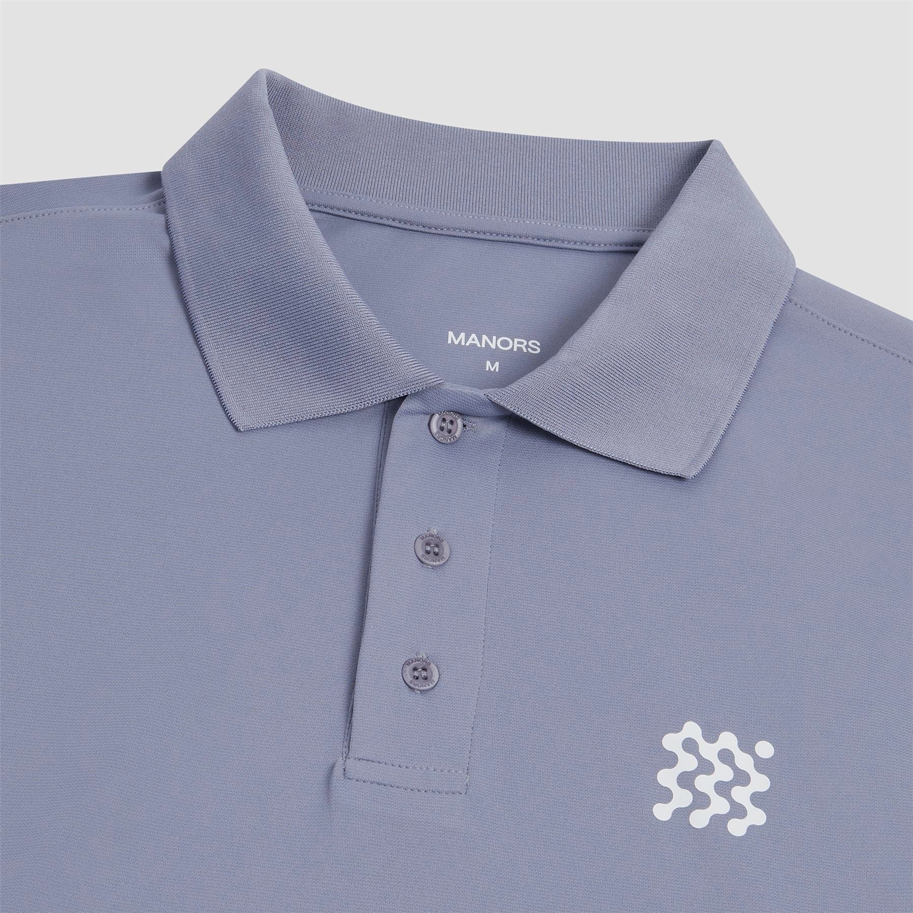 The Course Polo Blue Manors Men's Classic Apparel