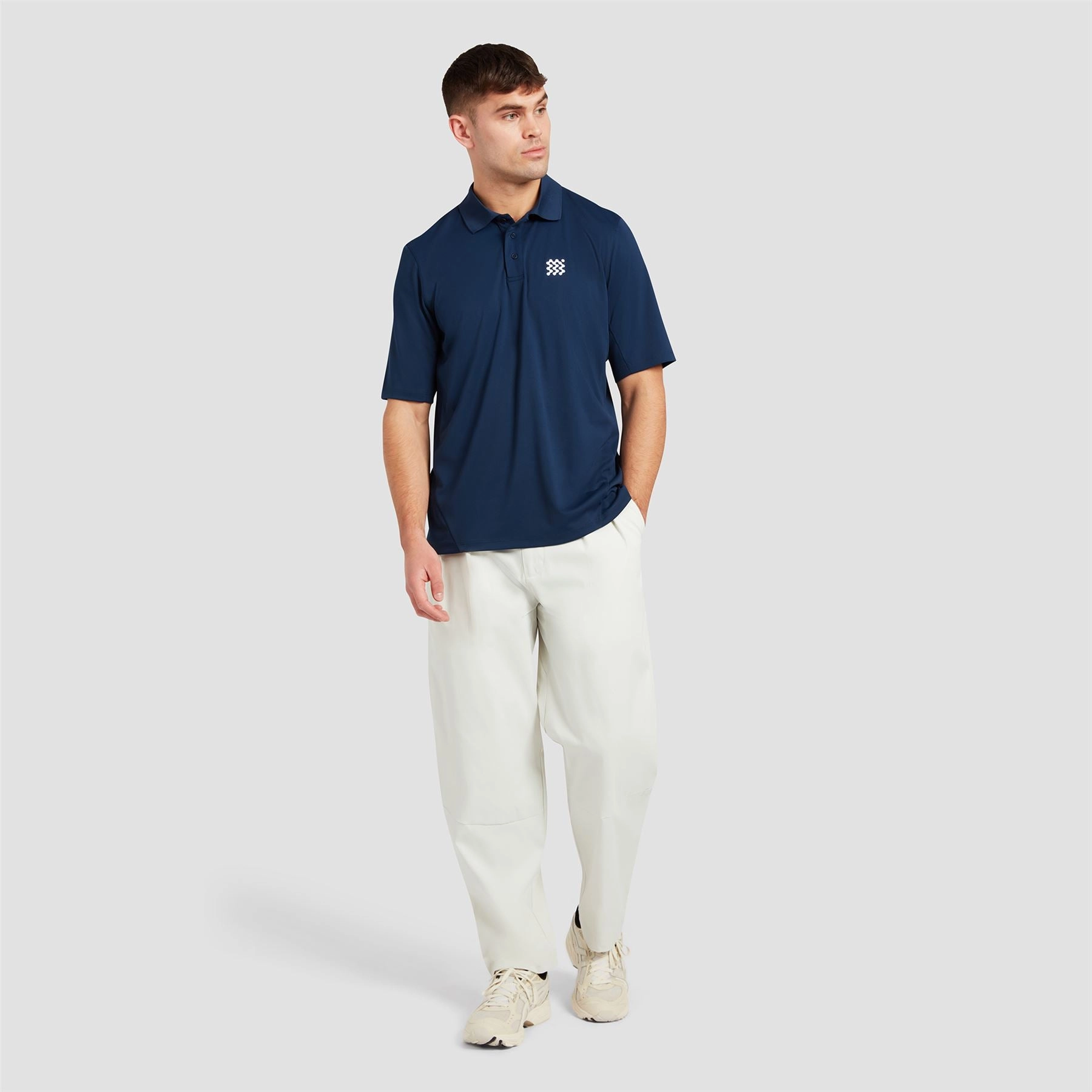 The Course Polo Navy Manors Men's Classic Apparel