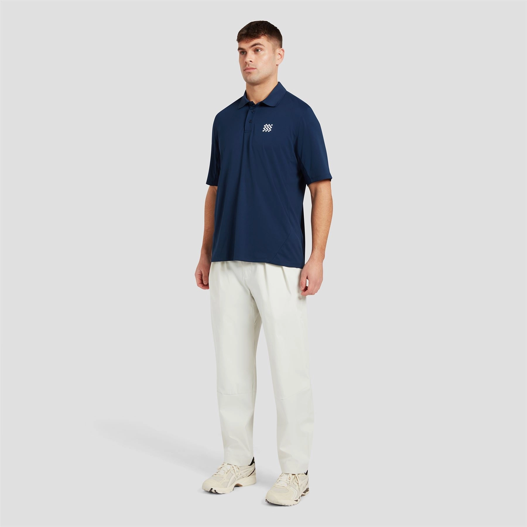 The Course Polo Navy Manors Men's Classic Apparel