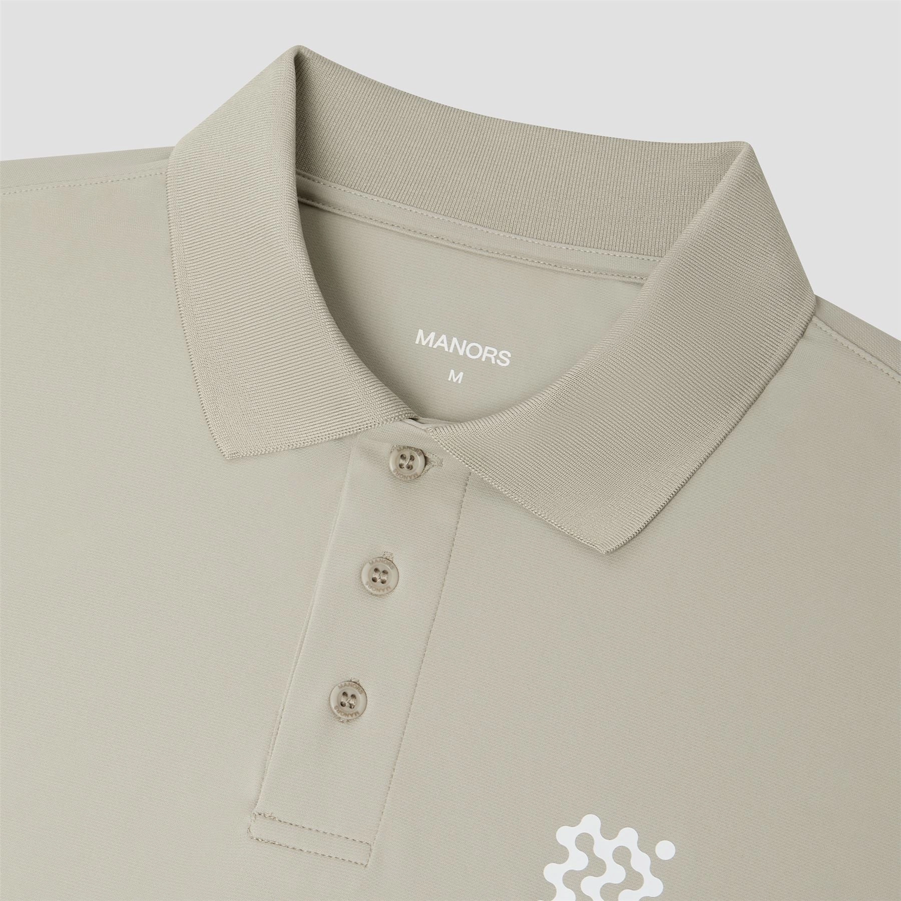 The Course Polo Taupe Manors Men's Classic Apparel