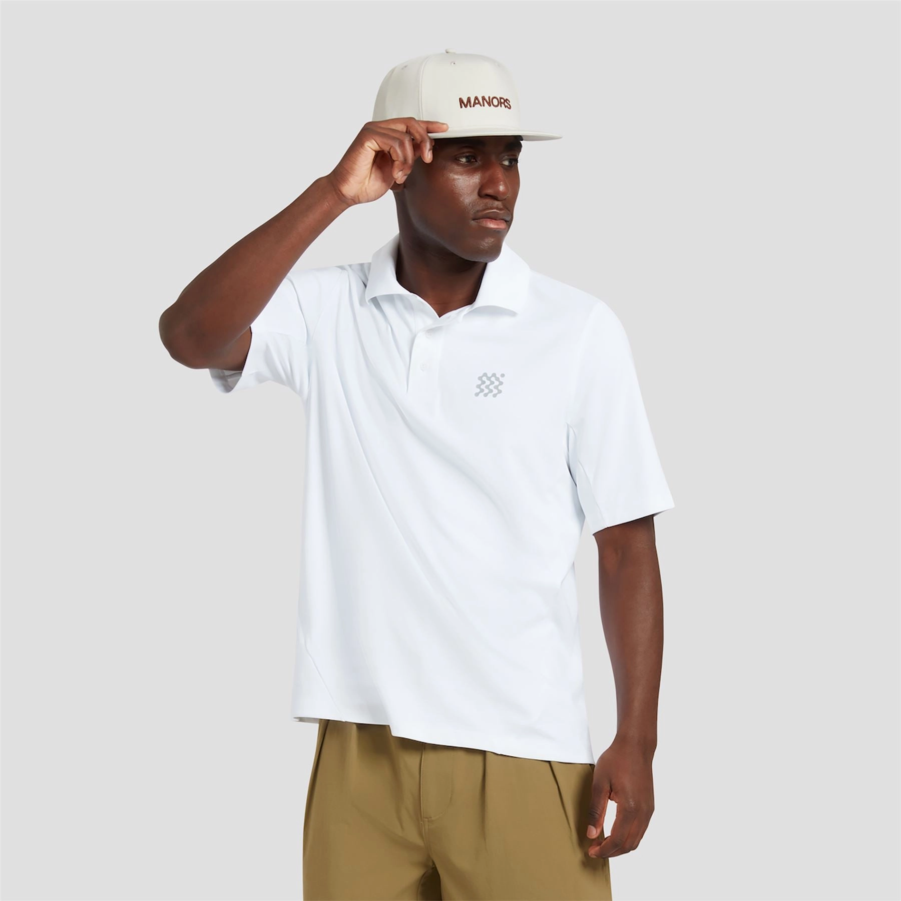 The Course Polo White Manors Men's Classic Apparel